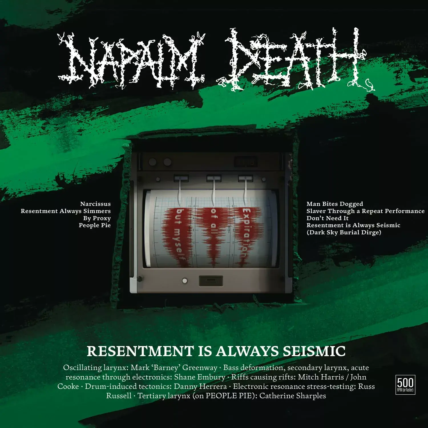NAPALM DEATH - Resentment is Always Seismic - a final throw of Throes [CD]