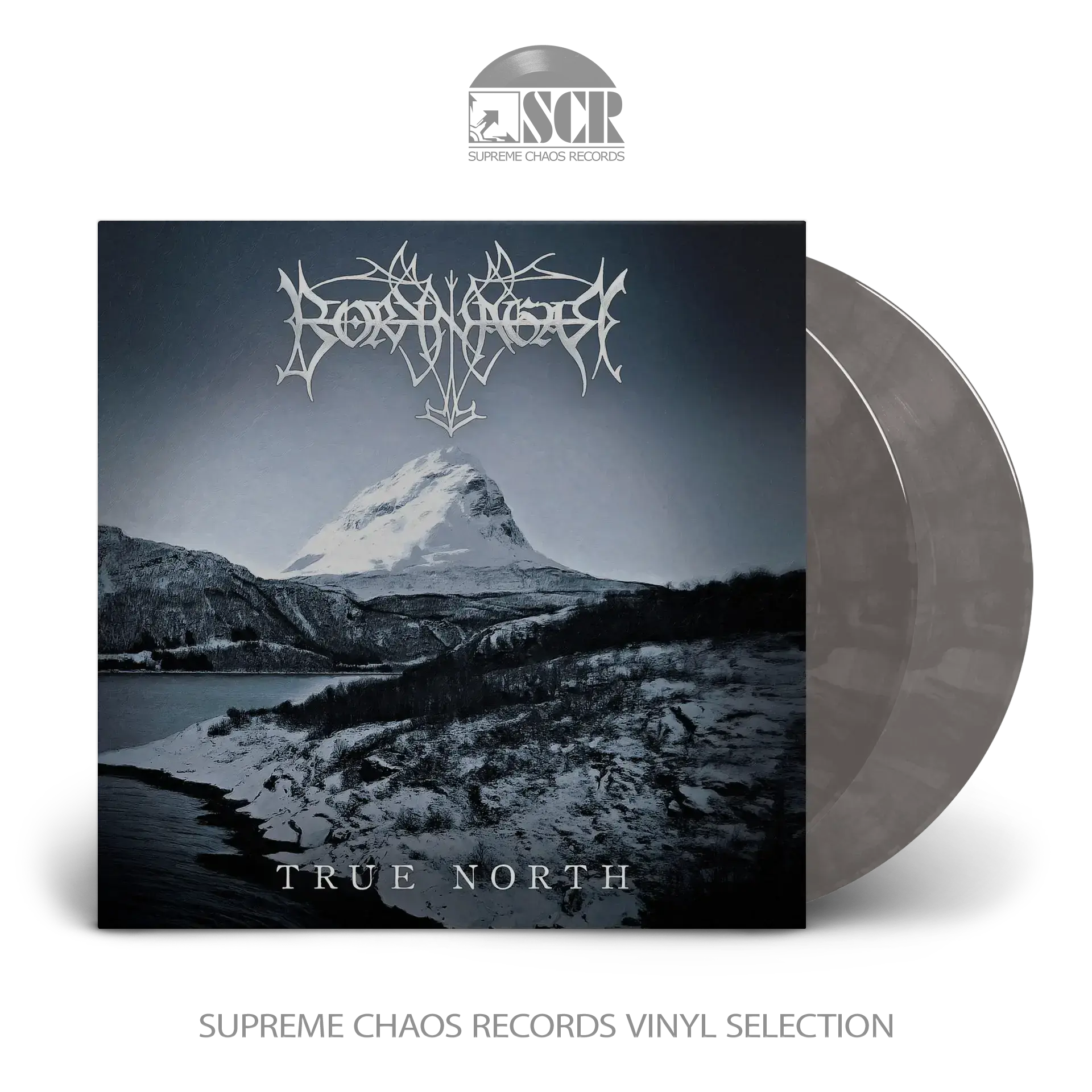 BORKNAGAR · True North | CLEAR/BLACK/WHITE MARBLED 2LP (Progressive Metal/Black Metal Vinyl)