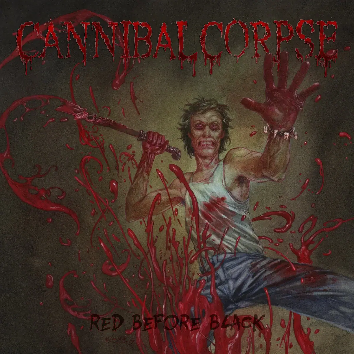 CANNIBAL CORPSE · Red Before Black | WHITE LP (Death Metal Vinyl) · Bild 1