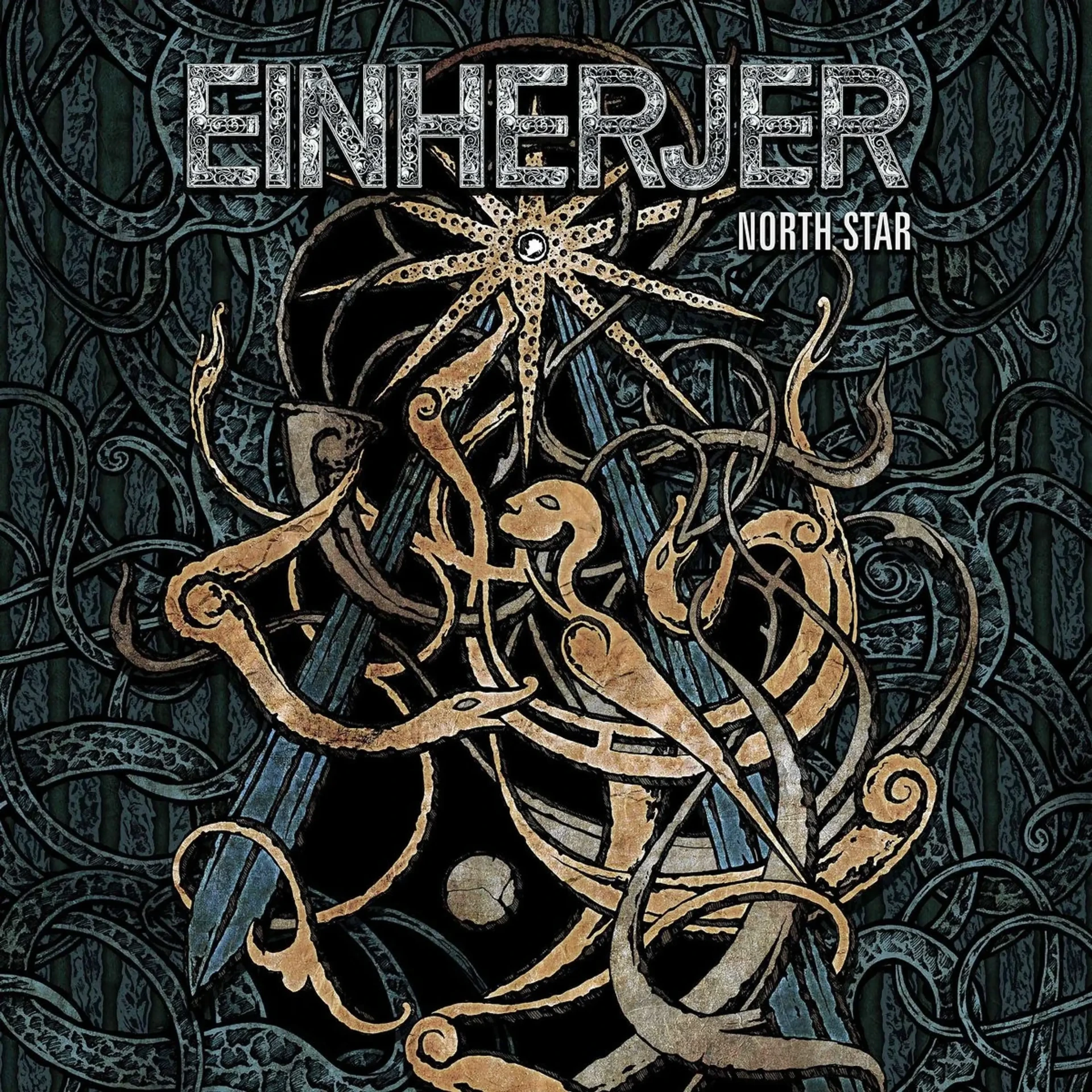 EINHERJER · North Star | GOLD LP (Viking Metal/Death Metal/Black Metal Vinyl) · Bild 1