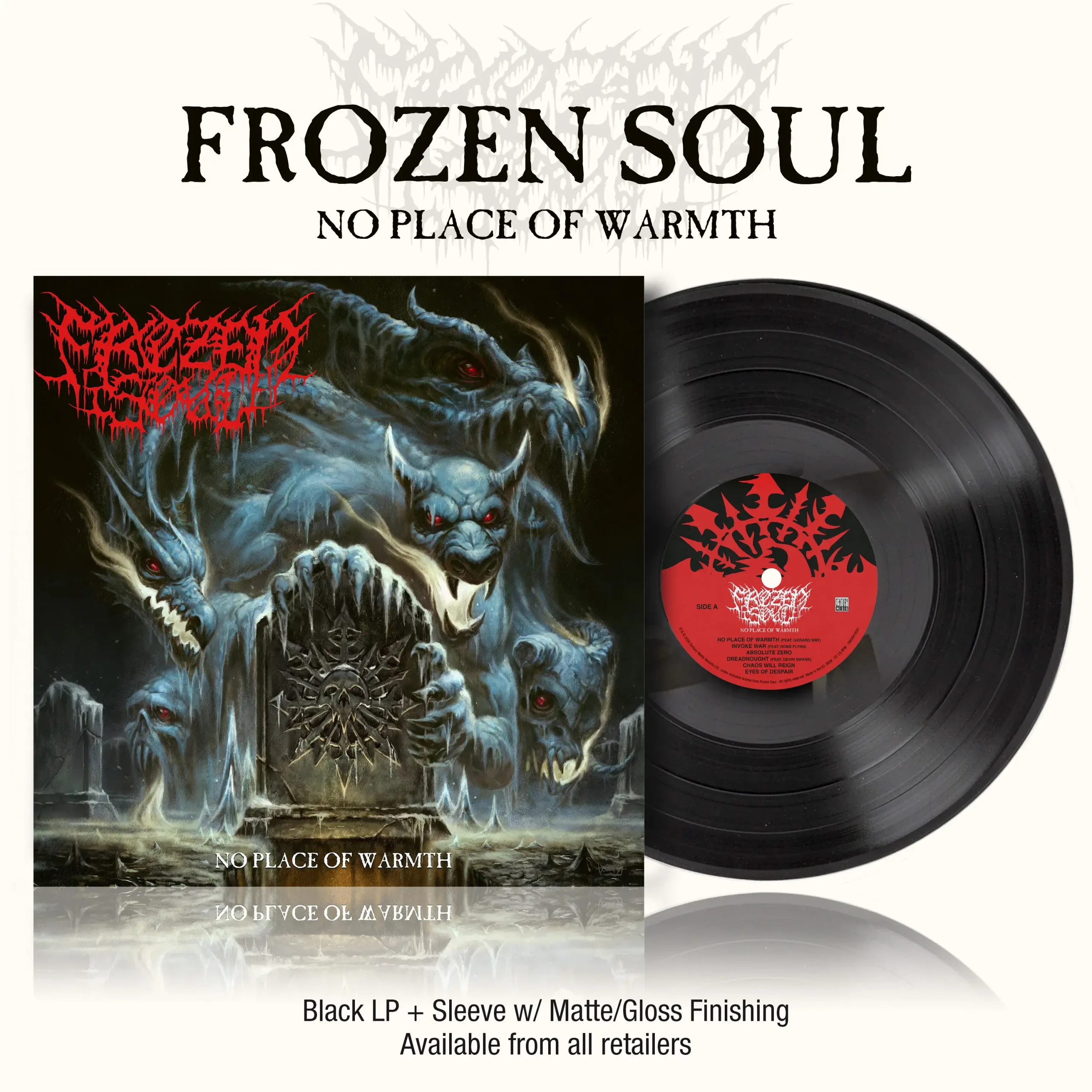 FROZEN SOUL · No Place Of Warmth | BLACK LP (Death Metal Vinyl) · Bild 2