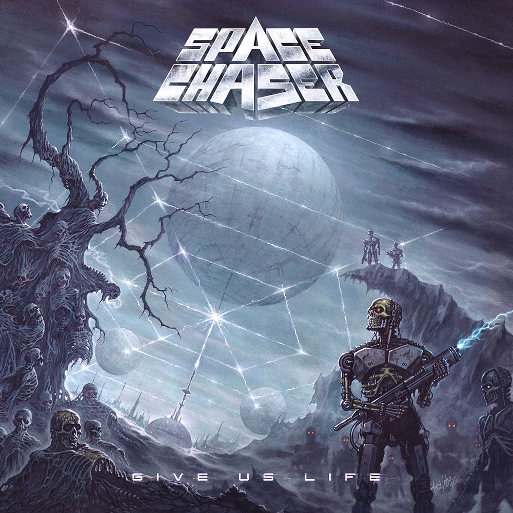 SPACE CHASER · Give Us Life | LEAF GREEN LP (Thrash Metal Vinyl) · Bild 1