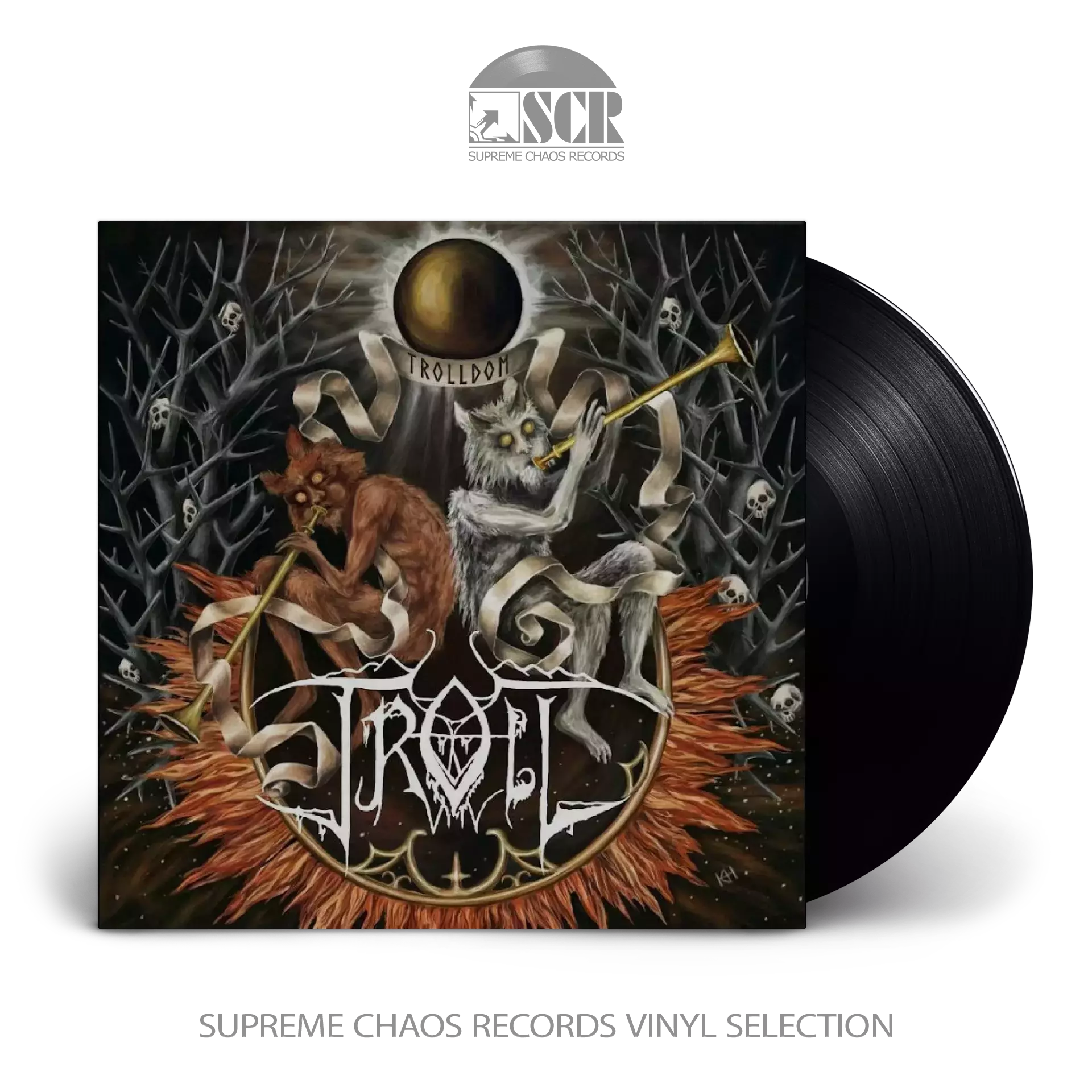 TROLL · Trolldom | BLACK LP (Black Metal Vinyl)