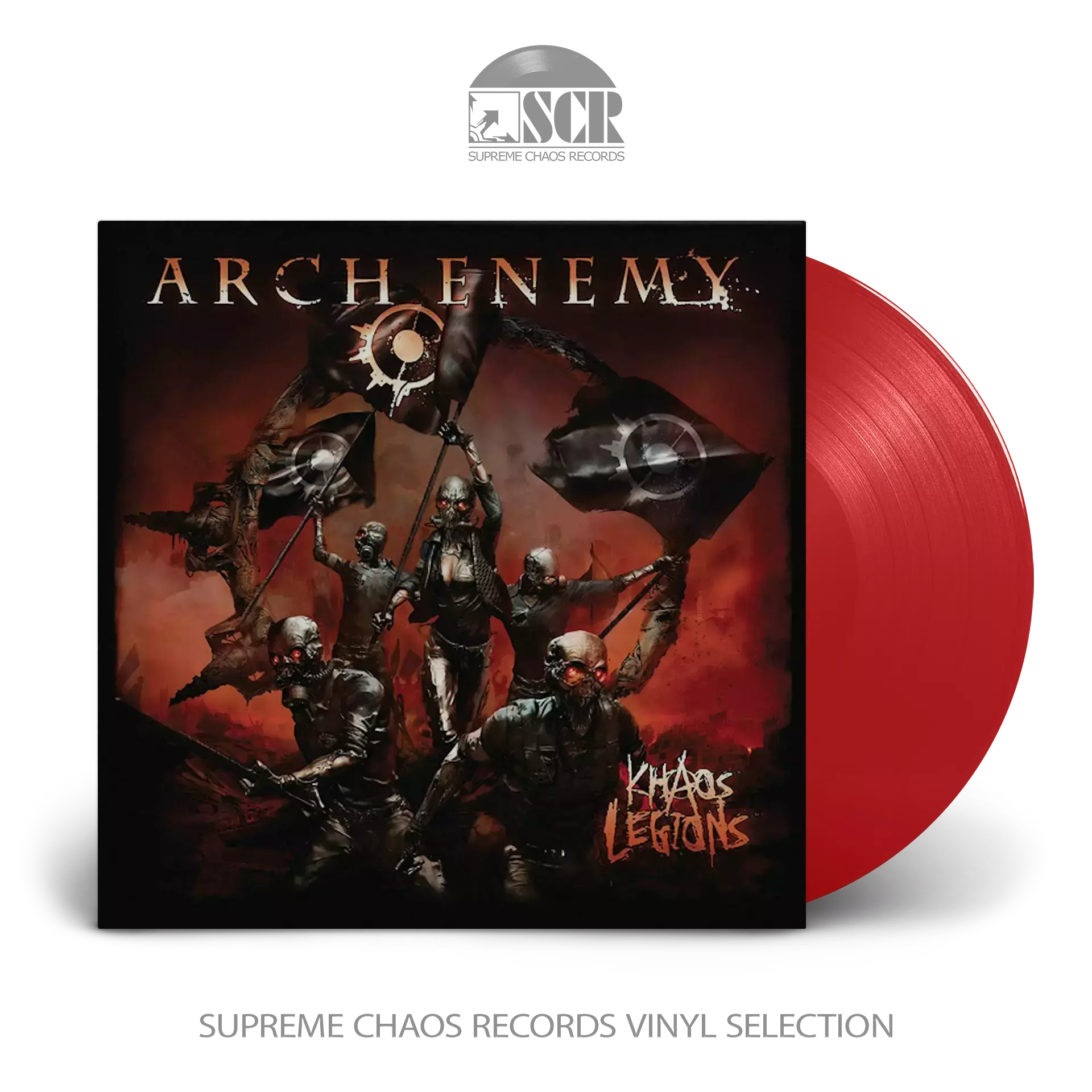 ARCH ENEMY - Khaos Legions (Re-Issue 2023) · TRANSPARENT RED LP (Melodic Death Metal Vinyl)