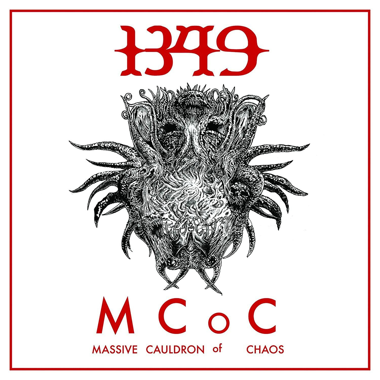 1349 · Massive Cauldron Of Chaos [BLACK/WHITE] | LP (Black Metal Vinyl) · Bild 1