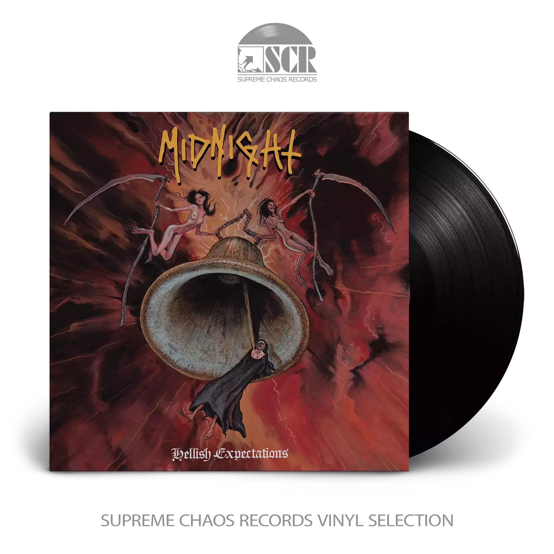 MIDNIGHT · Hellish Expectations | BLACK LP (Black Metal Vinyl)