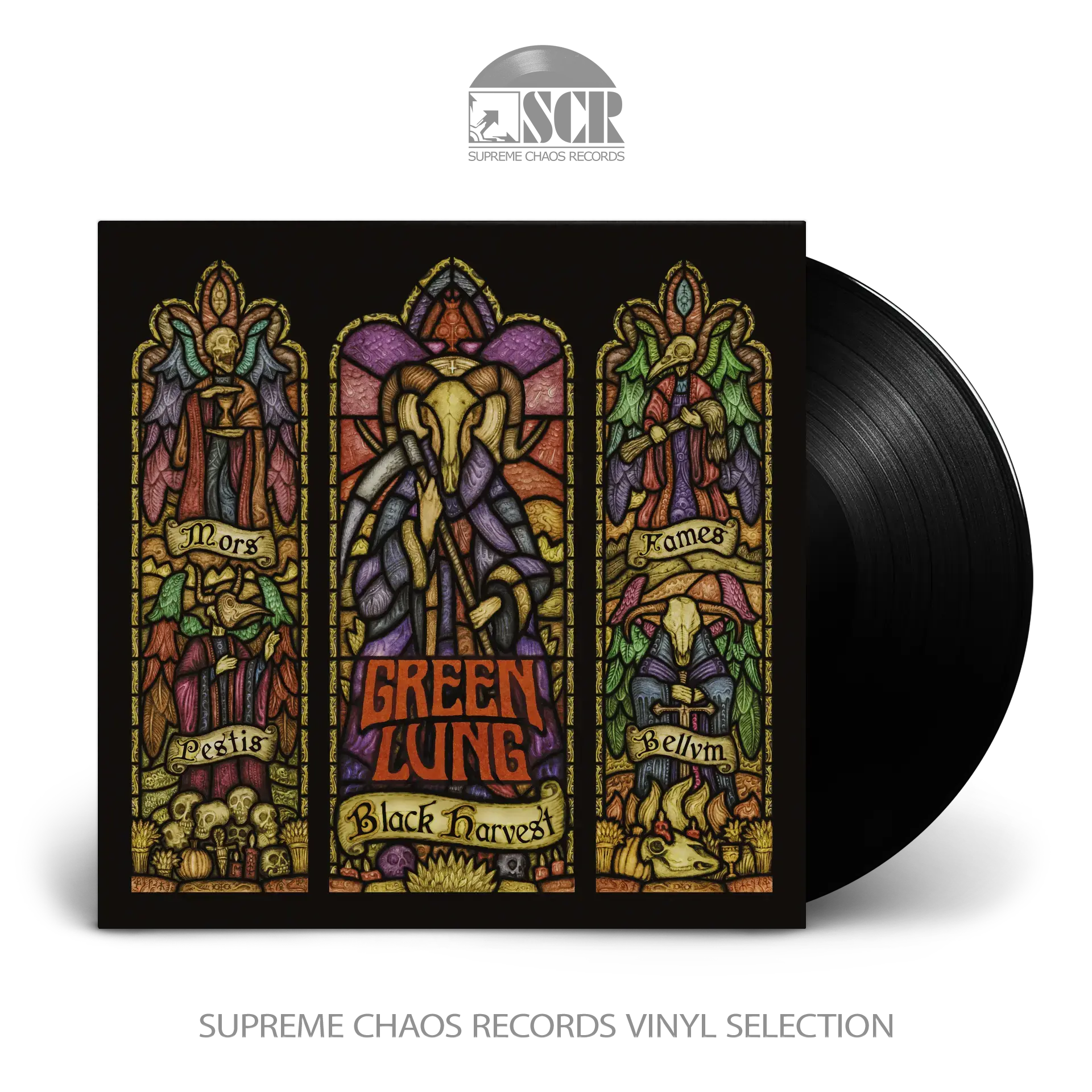 GREEN LUNG · Black Harvest | BLACK LP (Psychedelic Rock Vinyl)