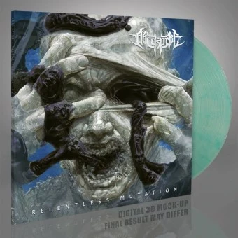 ARCHSPIRE · Relentless Mutation | CRYSTAL CLEAR/GREEN MARBLED LP (Death Metal/Progressive Metal Vinyl)