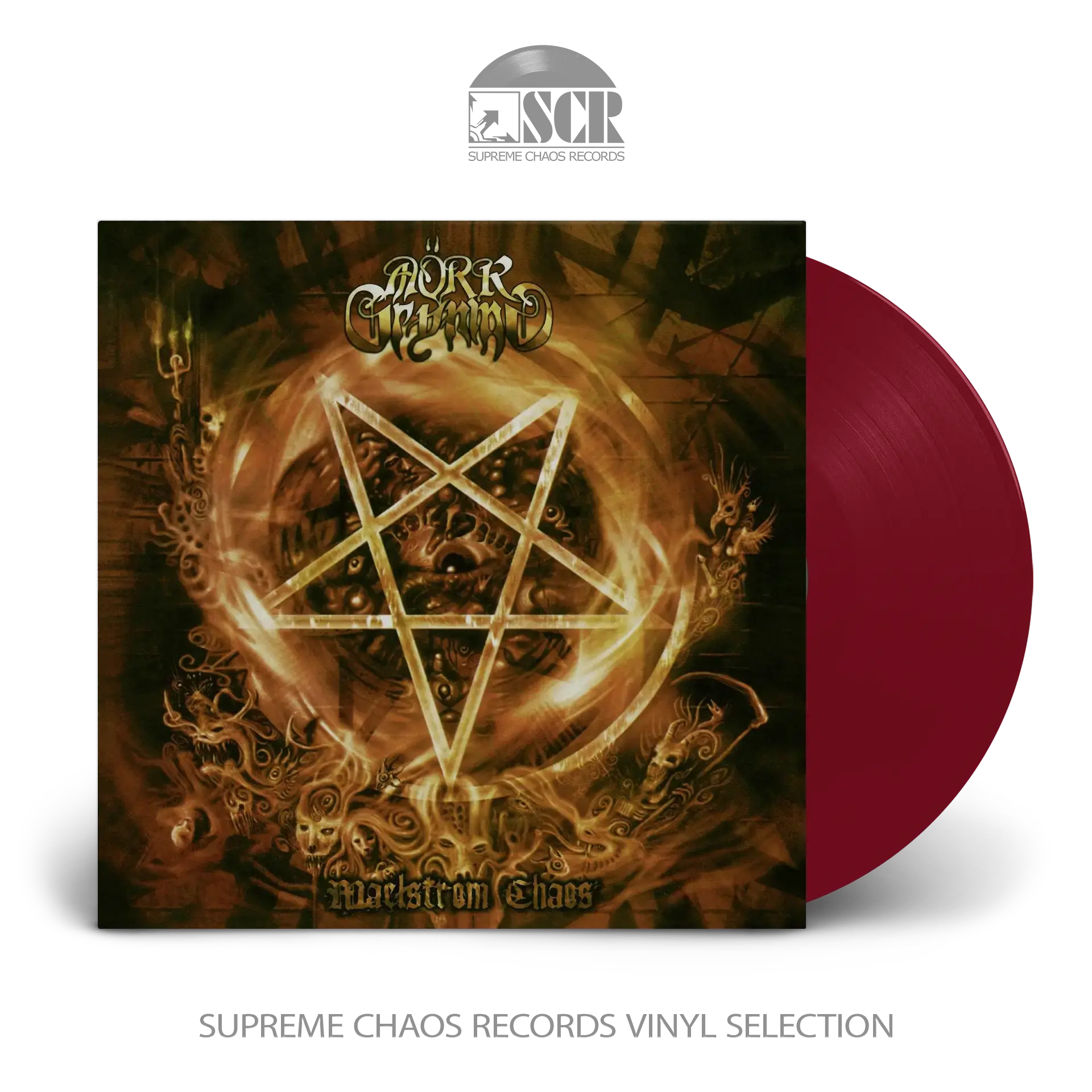 MÖRK GRYNING · Maelstrom Chaos | RED LP (Black Metal Vinyl)