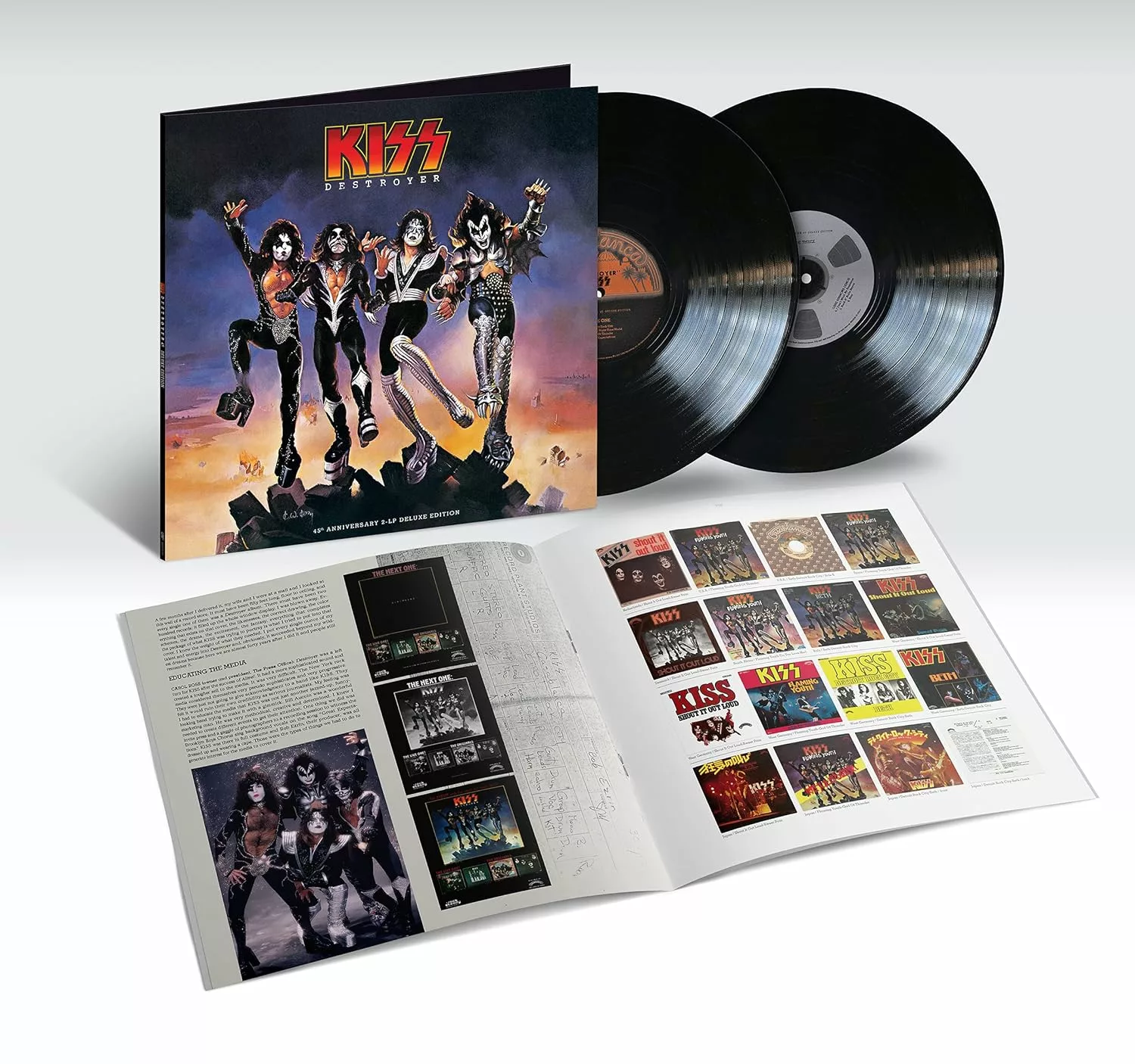 KISS · Destroyer - 45th Anniversary - Deluxe Edition | BLACK DLP (Hard Rock Vinyl)