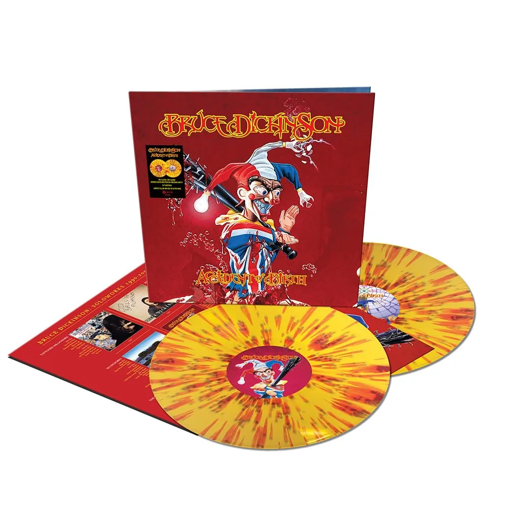 BRUCE DICKINSON · Accident of Birth (2026 Remix) | RED YELLOW SPLATTER 2LP (Heavy Metal Vinyl) · Bild 2