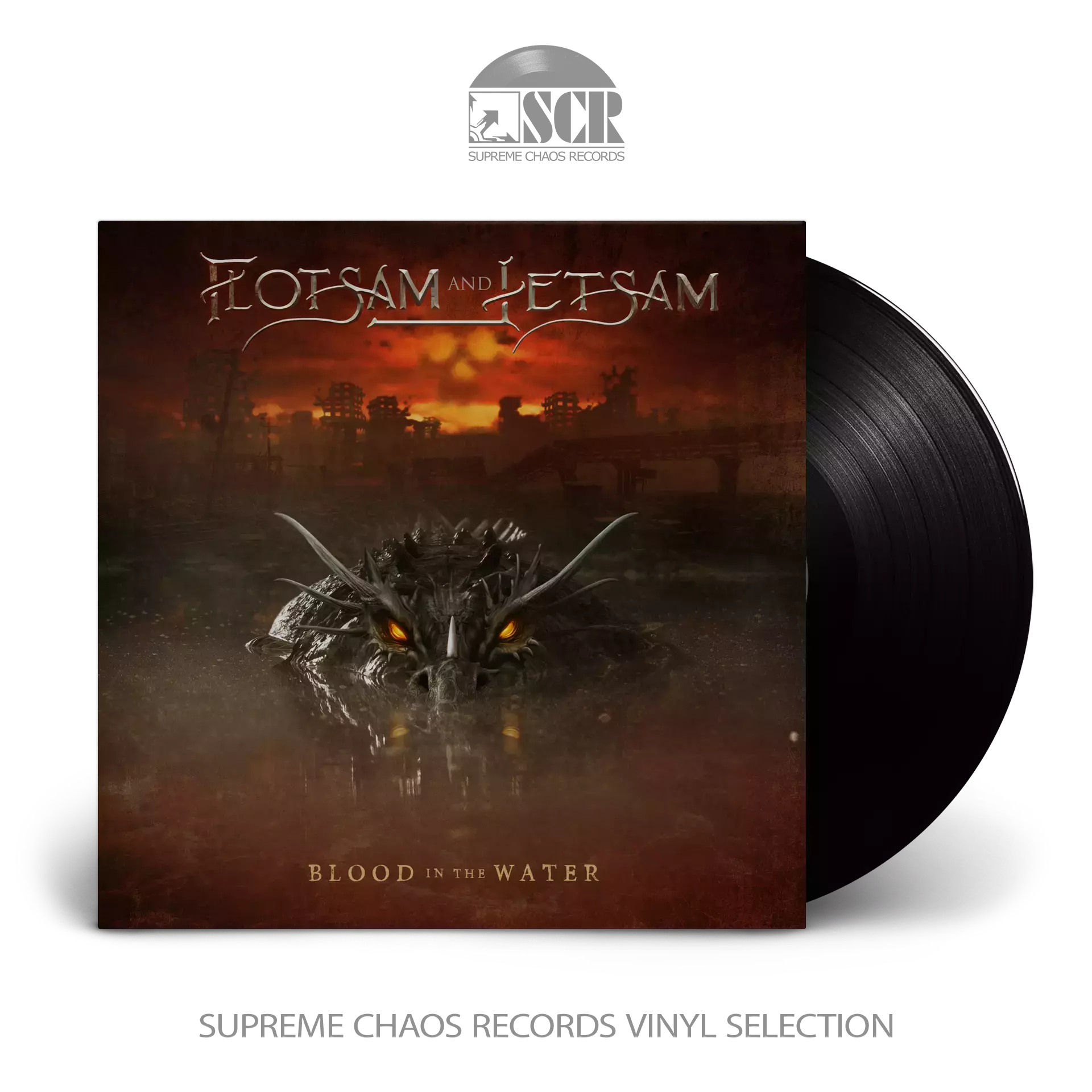 FLOTSAM AND JETSAM · Blood In The Water | BLACK LP (Thrash Metal Vinyl)
