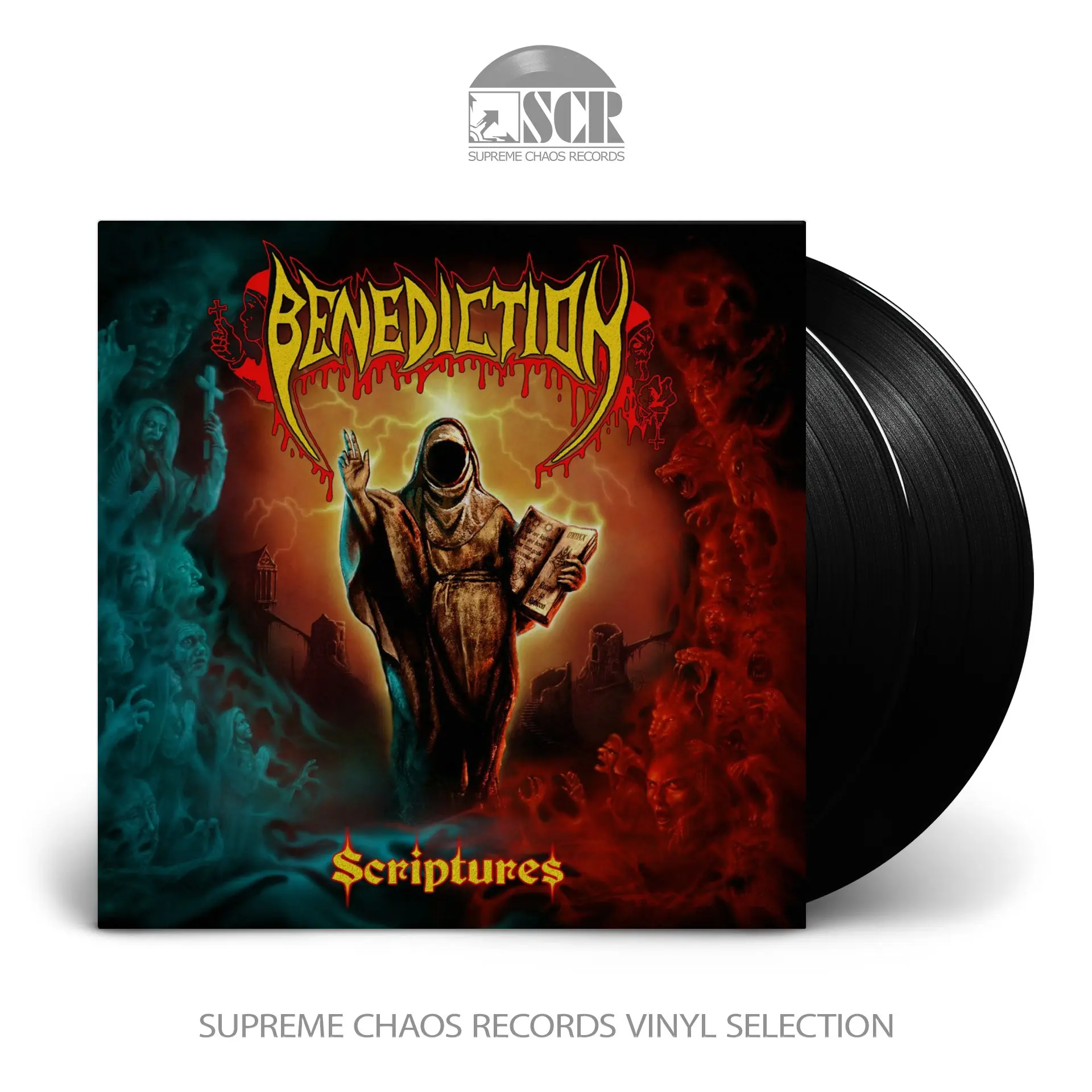 BENEDICTION - Scriptures · BLACK 2LP BENEDICTION - Scriptures · BLACK 2LP (Death Metal Vinyl)
