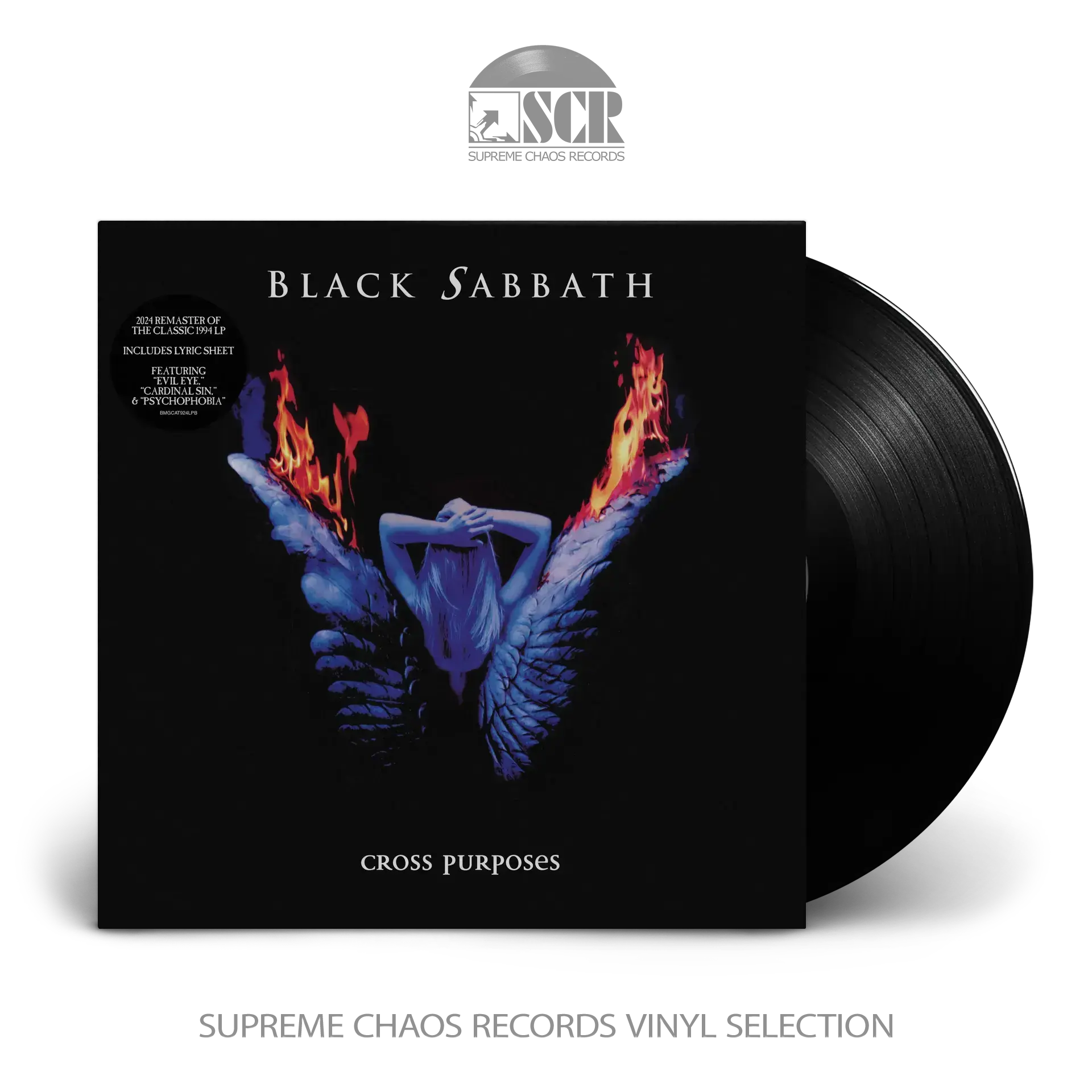 BLACK SABBATH - Cross Purposes (Remaster) · BLACK LP BLACK SABBATH - Cross Purposes (Remaster) · BLACK LP (Heavy Metal/Hard Rock/Classic Rock Vinyl)