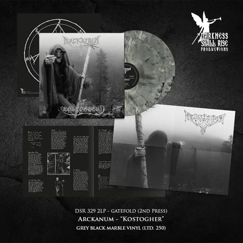 ARCKANUM · Kostogher (Re-release) | GREY MARBLED 2LP (Black Metal Vinyl) · Bild 2