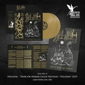 HELHEIM · Niðr Ok Norðr Liggr Helvegr / Helheim | GOLD 2LP (Black Metal/Viking Metal Vinyl) · Bild 2