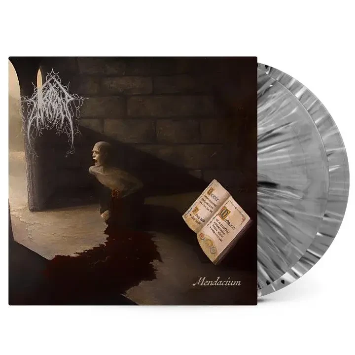 EVOKEN - Mendacium [CLEAR/BLACK POLTERGESIT 2LP] (Doom Metal/Death Metal Vinyl) · Bild 2