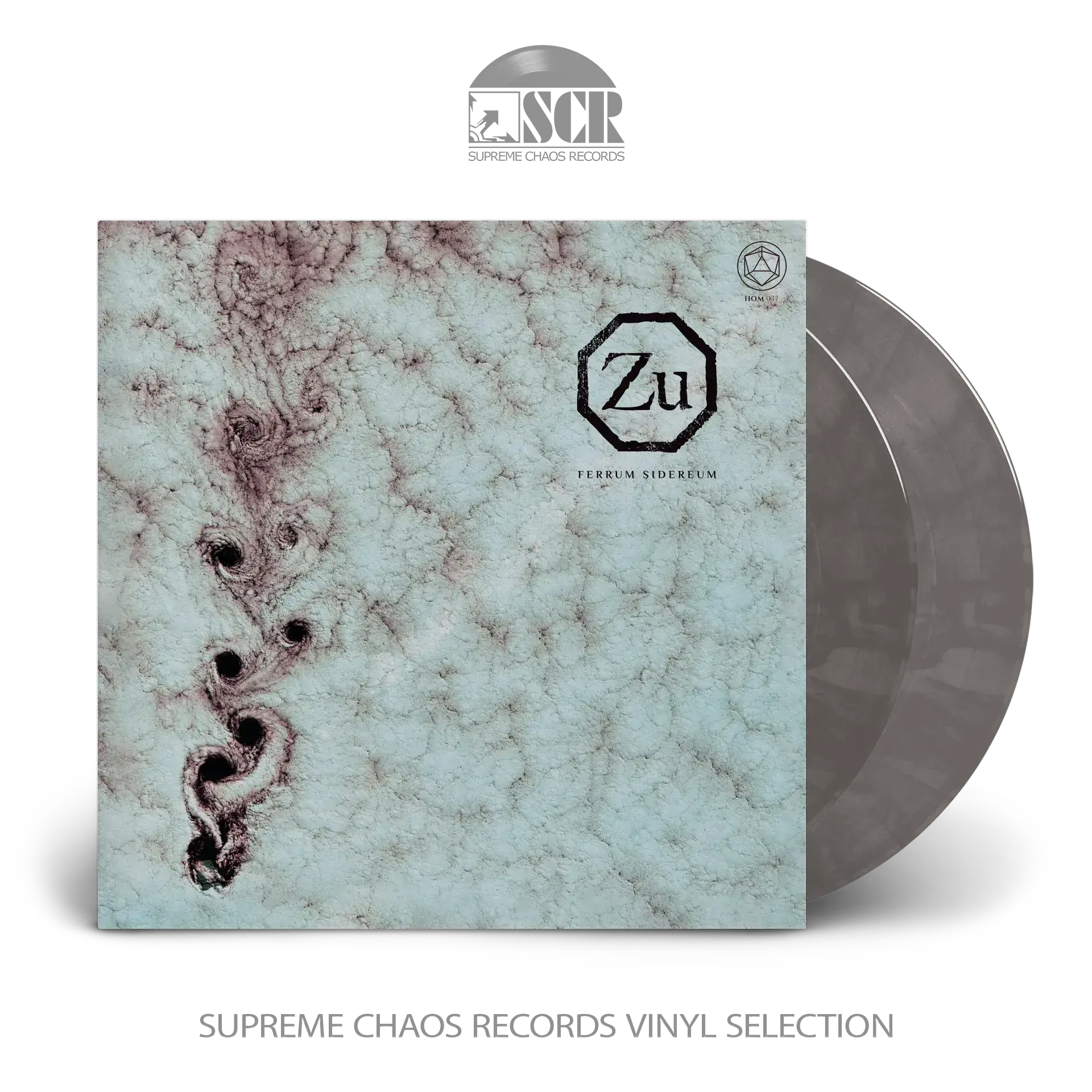 ZU · Ferrum Sidereum | CLEAR/BLACK MARBLED 2LP (Progressive Metal Vinyl)