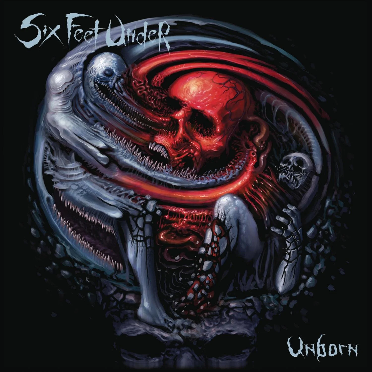 SIX FEET UNDER · Unborn | SPLIT-COLOUR LP (Death Metal Vinyl) · Bild 1