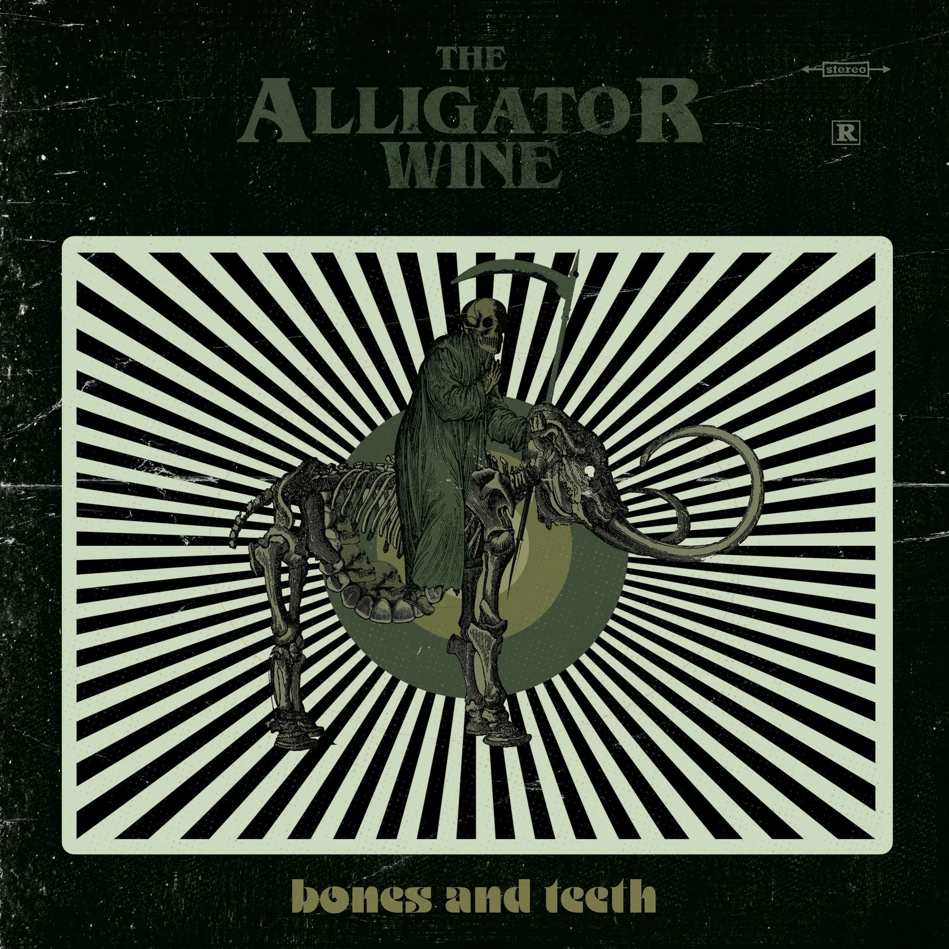 THE ALLIGATOR WINE · Bones And Teeth | BLACK LP (Psychedelic Rock/Alternative Rock Vinyl) · Bild 1