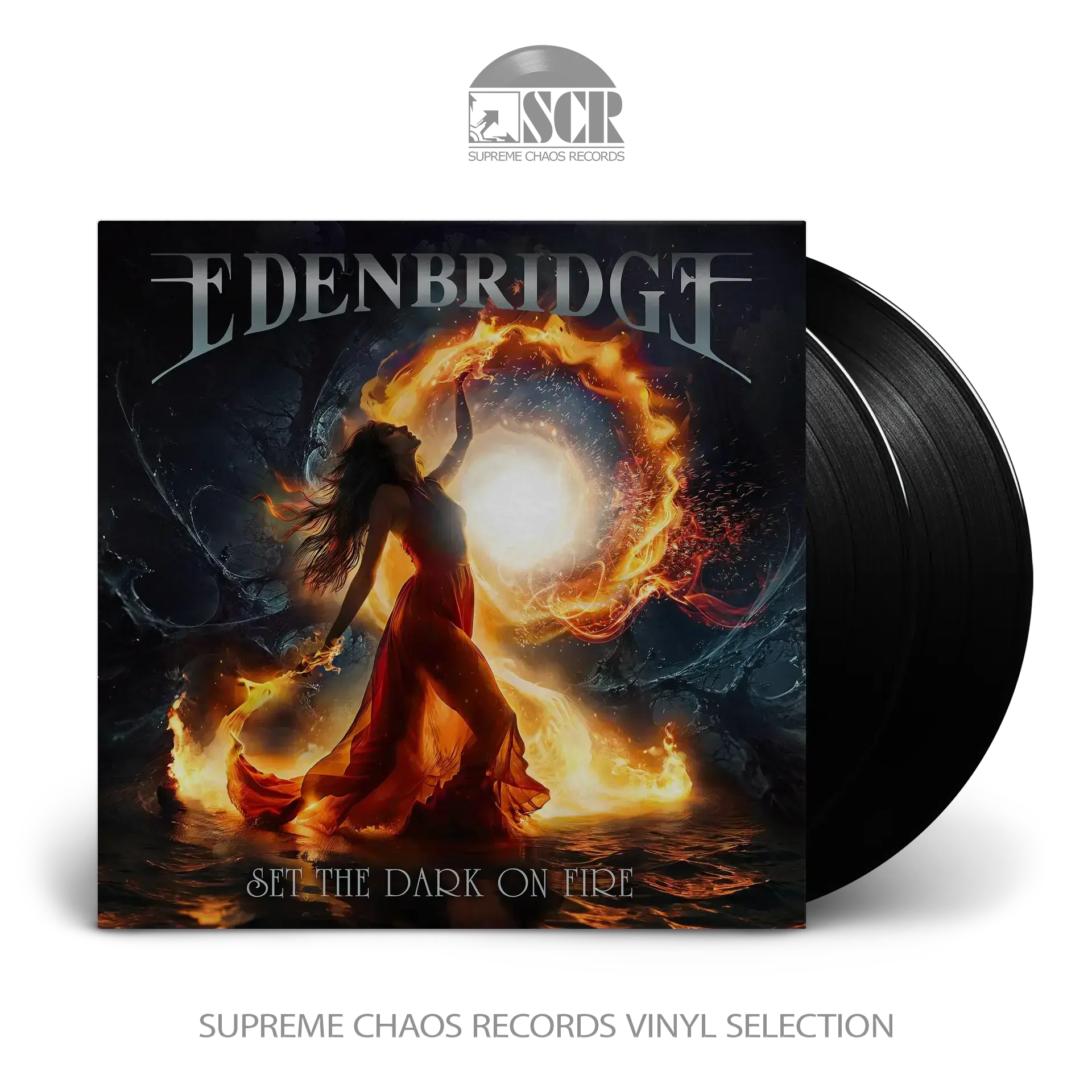 EDENBRIDGE - Set The Dark On Fire · BLACK 2LP (Symphonic Metal Vinyl)