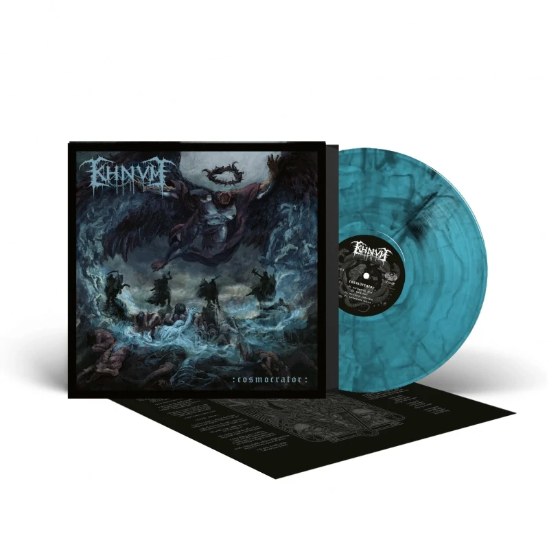 KHNVM · Cosmocrator | TURQUOISE/BLACK LP (Death Metal Vinyl) · Bild 2