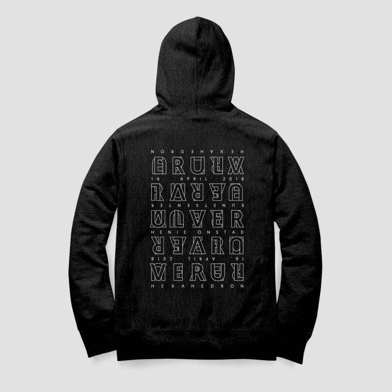 ULVER · Hexahedron Zipper Black | ZIP HOODIE (Ambient Clothes) · Bild 2