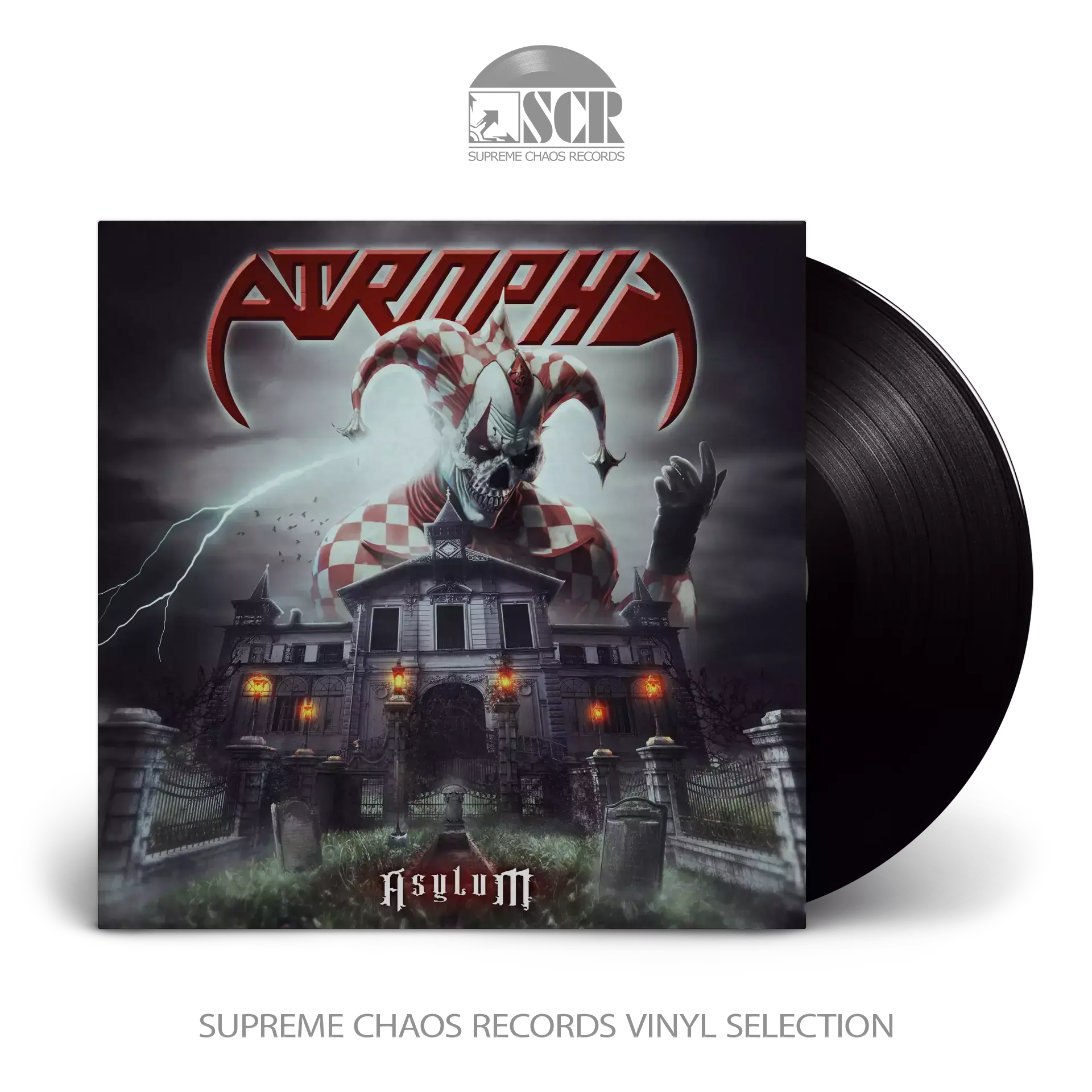 ATROPHY · Asylum | BLACK LP (Thrash Metal Vinyl)
