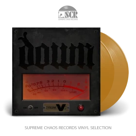 DOWN · Volume V | TRANSPARENT ORANGE 2LP (Heavy Metal Vinyl)