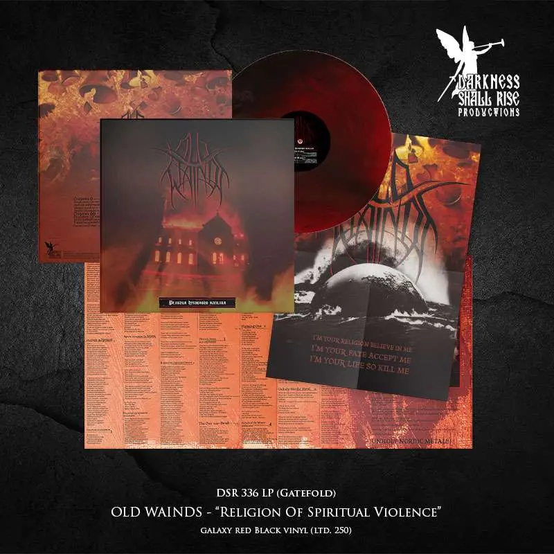 OLD WAINDS · Religion Of Spiritual Violence | RED/BLACK LP (Black Metal Vinyl) · Bild 3