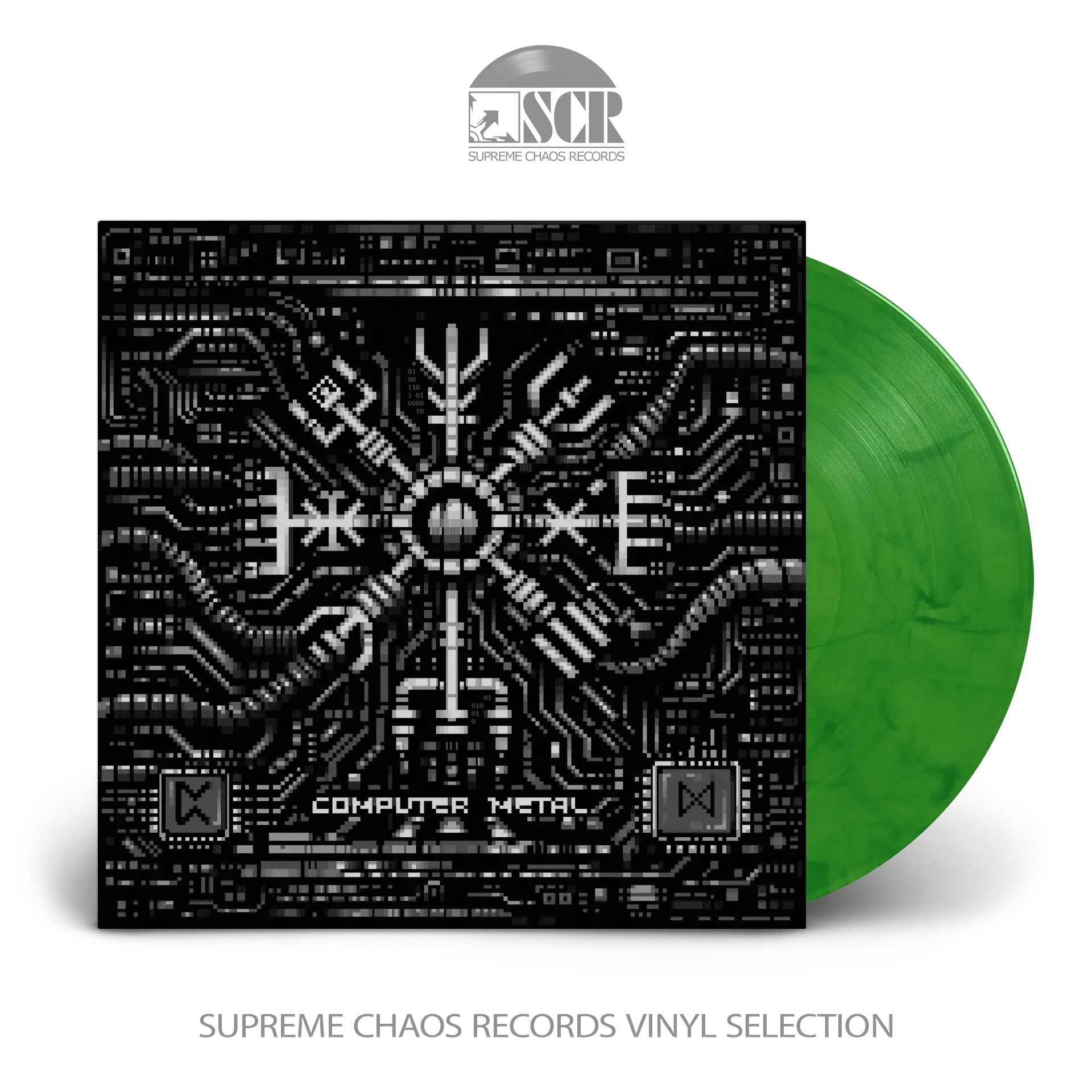 MASTER BOOT RECORD · Computer Metal | TERMINAL GREEN LP (Electroinic/Metal Vinyl)