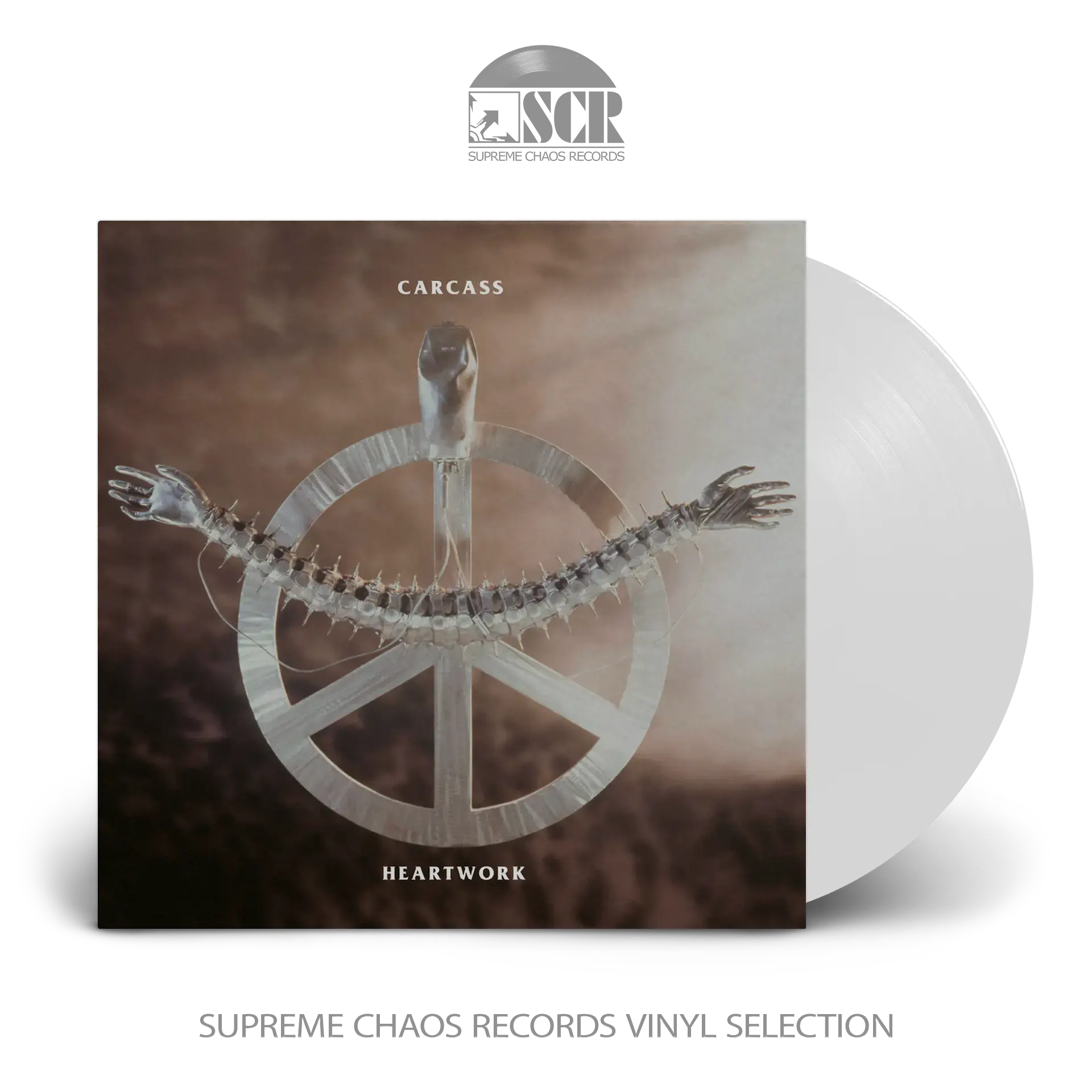 CARCASS · Heartwork | WHITE LP (Death Metal/Melodic Death Metal Vinyl)