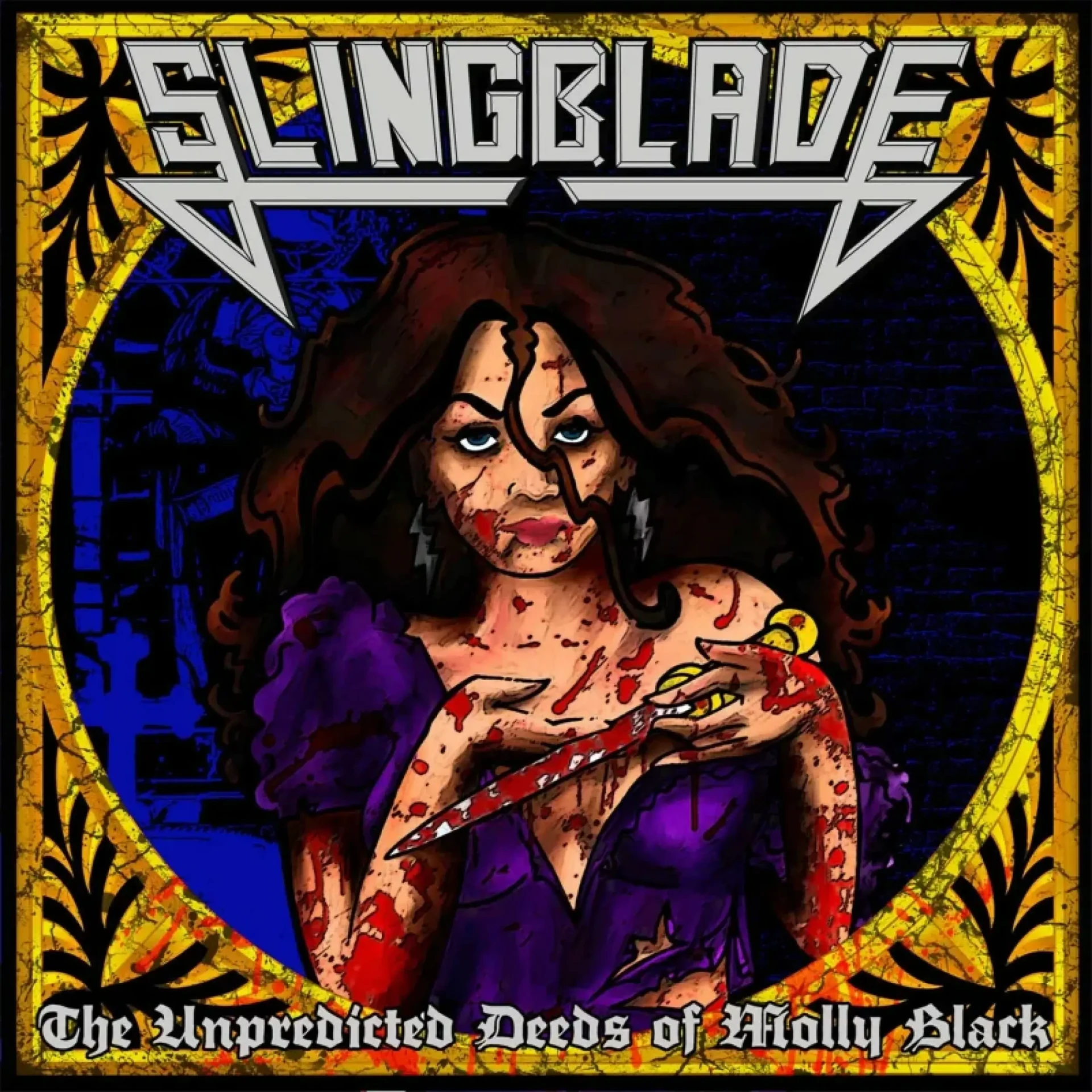 SLINGBLADE - The Unpredicted Deeds Of Molly Black · BLACK LP+7" (Heavy Metal Vinyl) · Bild 1