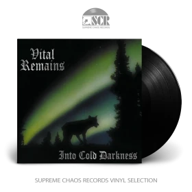 VITAL REMAINS · Into Cold Darkness | BLACK LP (Death Metal Vinyl)