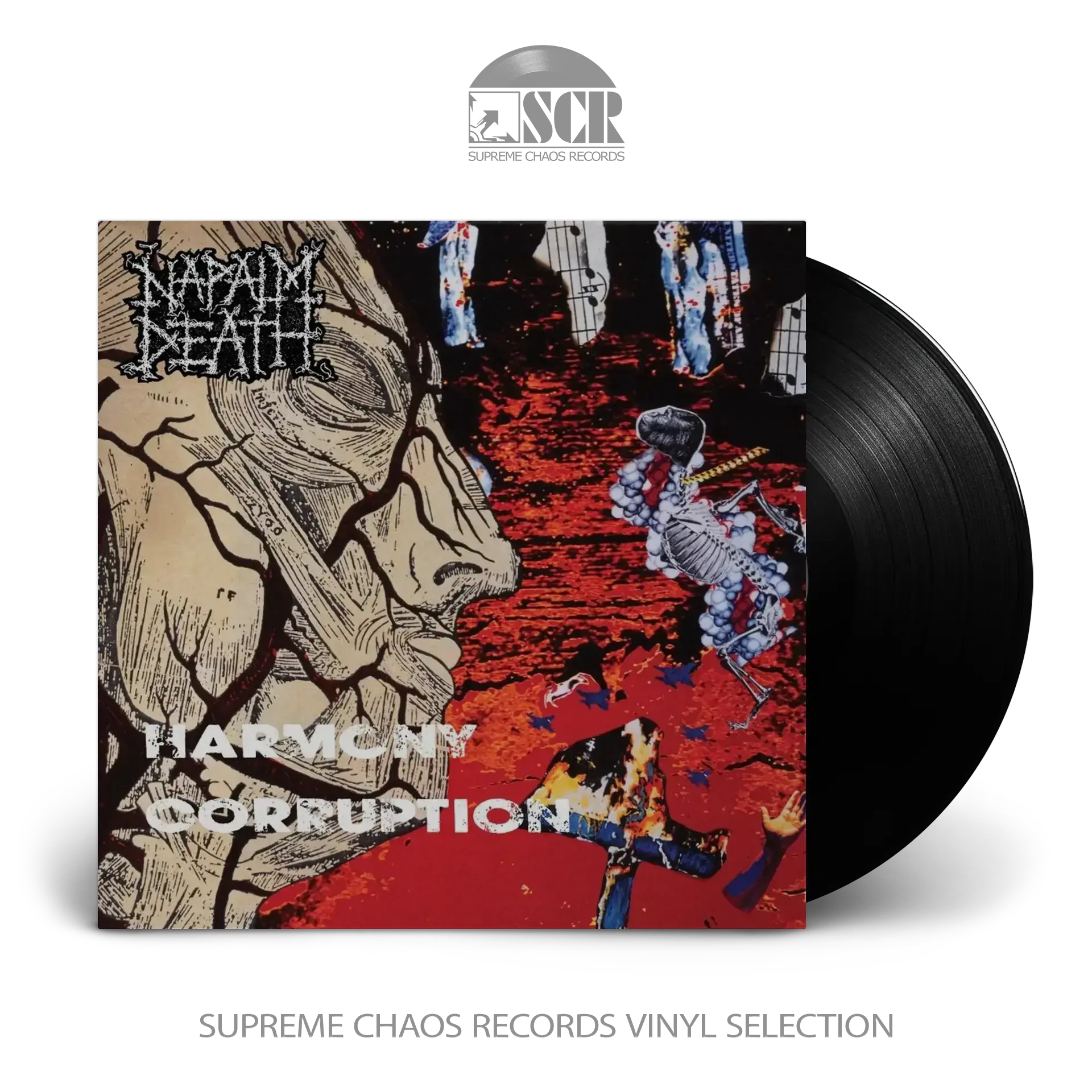 NAPALM DEATH · Harmony Corruption (FDR Mastering) | BLACK LP (Grindcore/Death Metal Vinyl)
