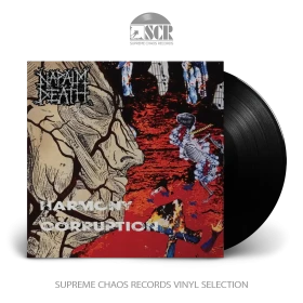 NAPALM DEATH · Harmony Corruption (FDR Mastering) | BLACK LP (Grindcore/Death Metal Vinyl)