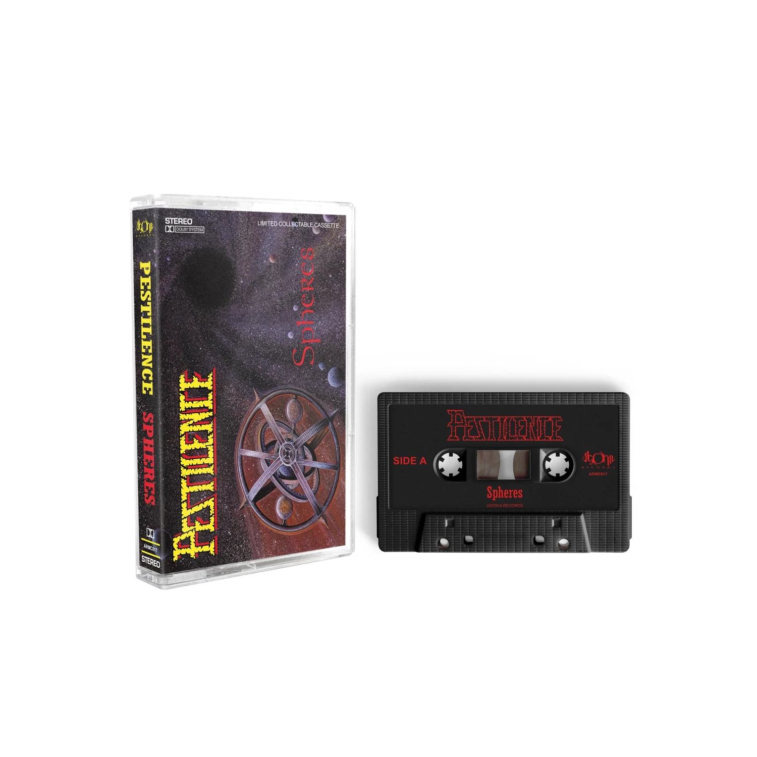 PESTILENCE · Spheres (Re-Release 2023) | BLACK TAPE (Death Metal Tapes)