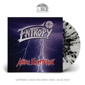 ENTROPY · Ashen Existence | BLACK WHITE CLEAR SPLATTER LP (Thrash Metal Vinyl)