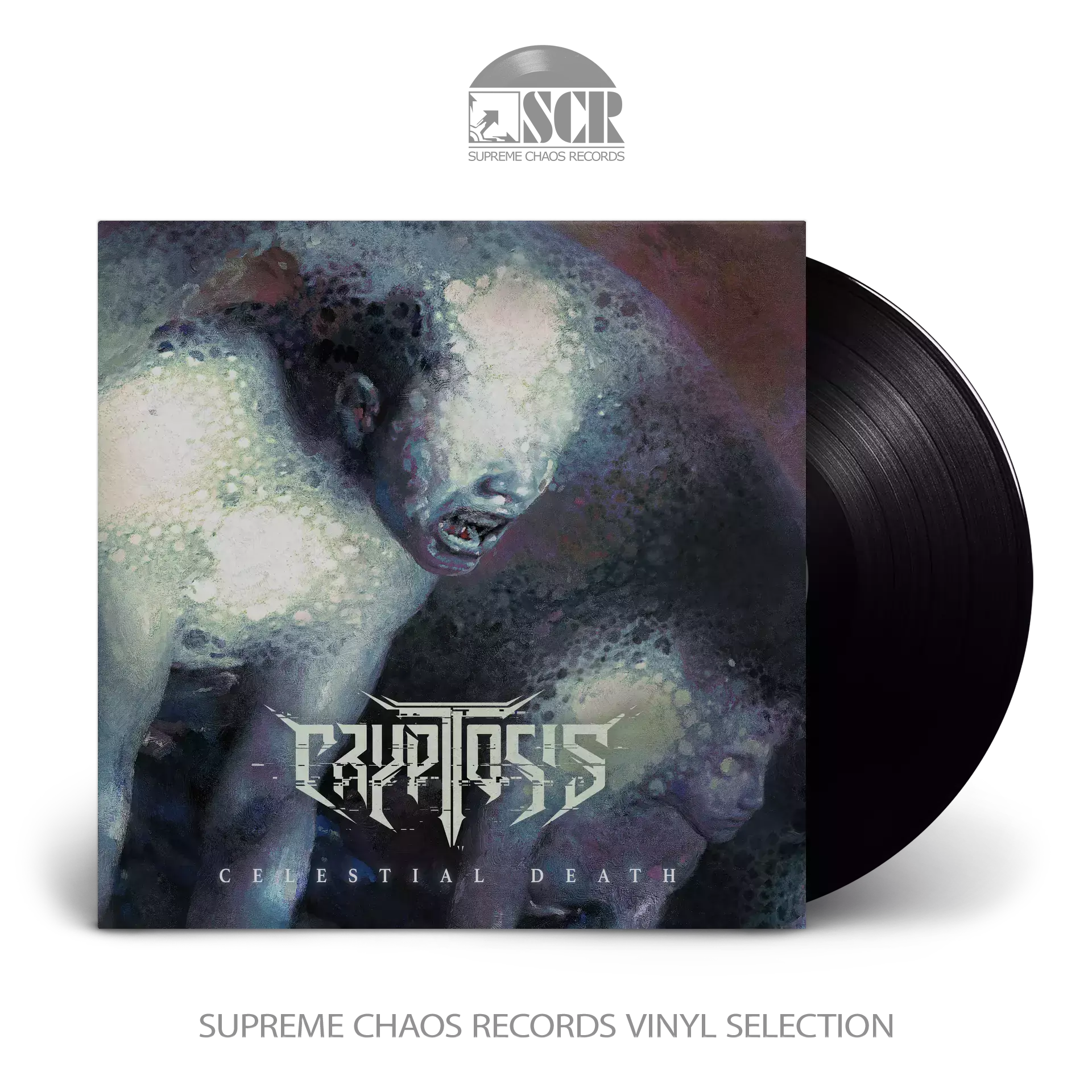 CRYPTOSIS · Celestial Death | BLACK LP (Death Metal Vinyl)
