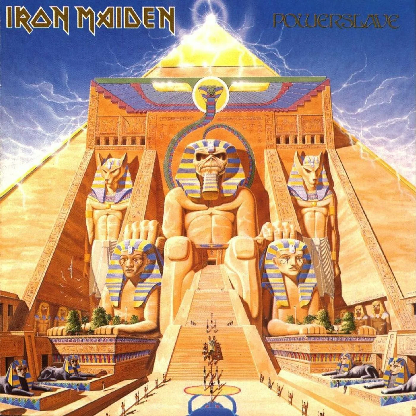 IRON MAIDEN · Powerslave | BLACK LP (Heavy Metal Vinyl) · Bild 1