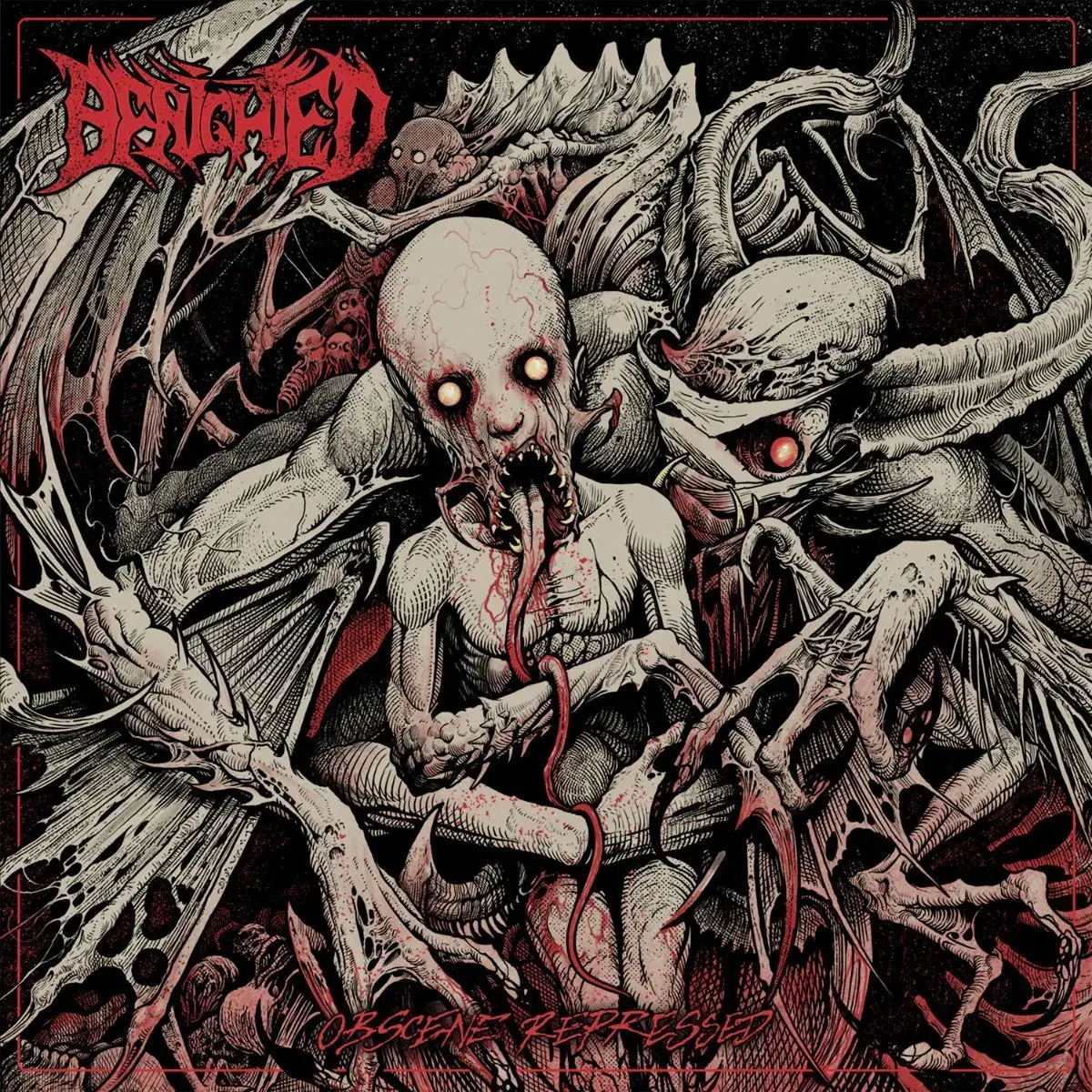 BENIGHTED · Obscene Repressed | BLACK LP (Death Metal Vinyl) · Bild 1