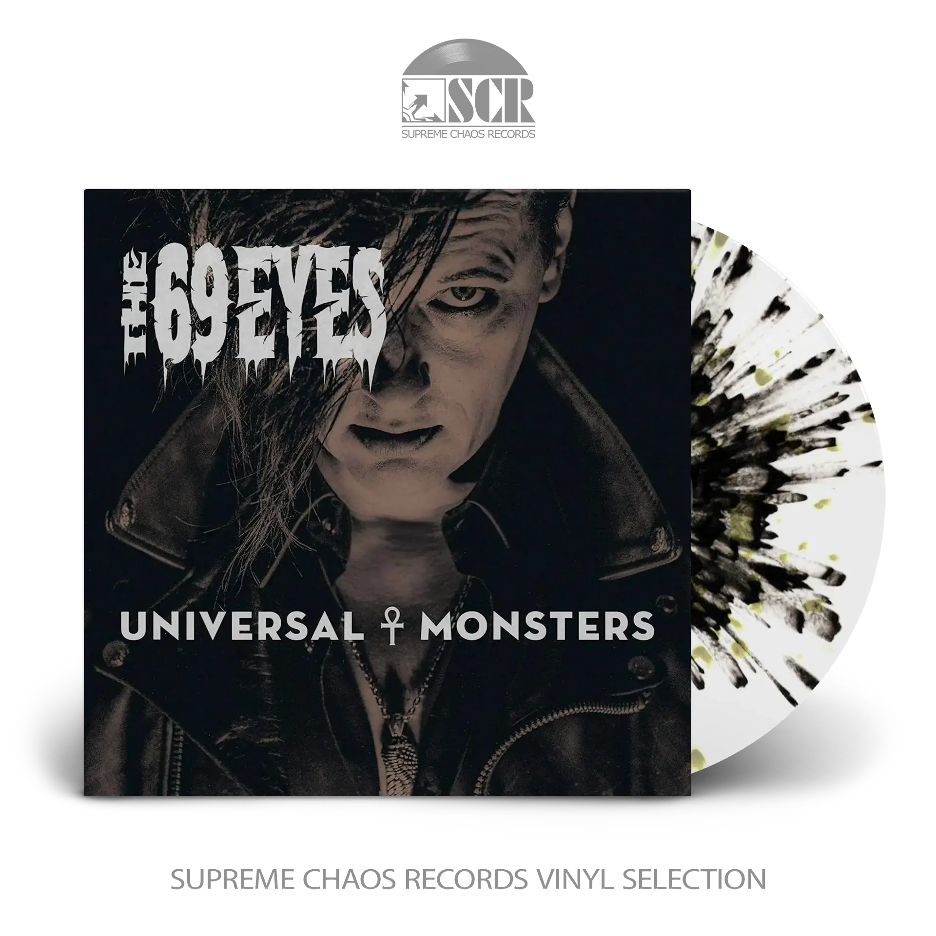 THE 69 EYES · Universal Monsters | CLEAR/GOLD/BLACK SPLATTER LP (Gothic Metal Vinyl)