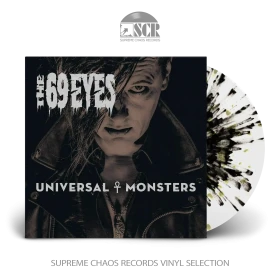 THE 69 EYES · Universal Monsters | CLEAR/GOLD/BLACK SPLATTER LP (Gothic Metal Vinyl)