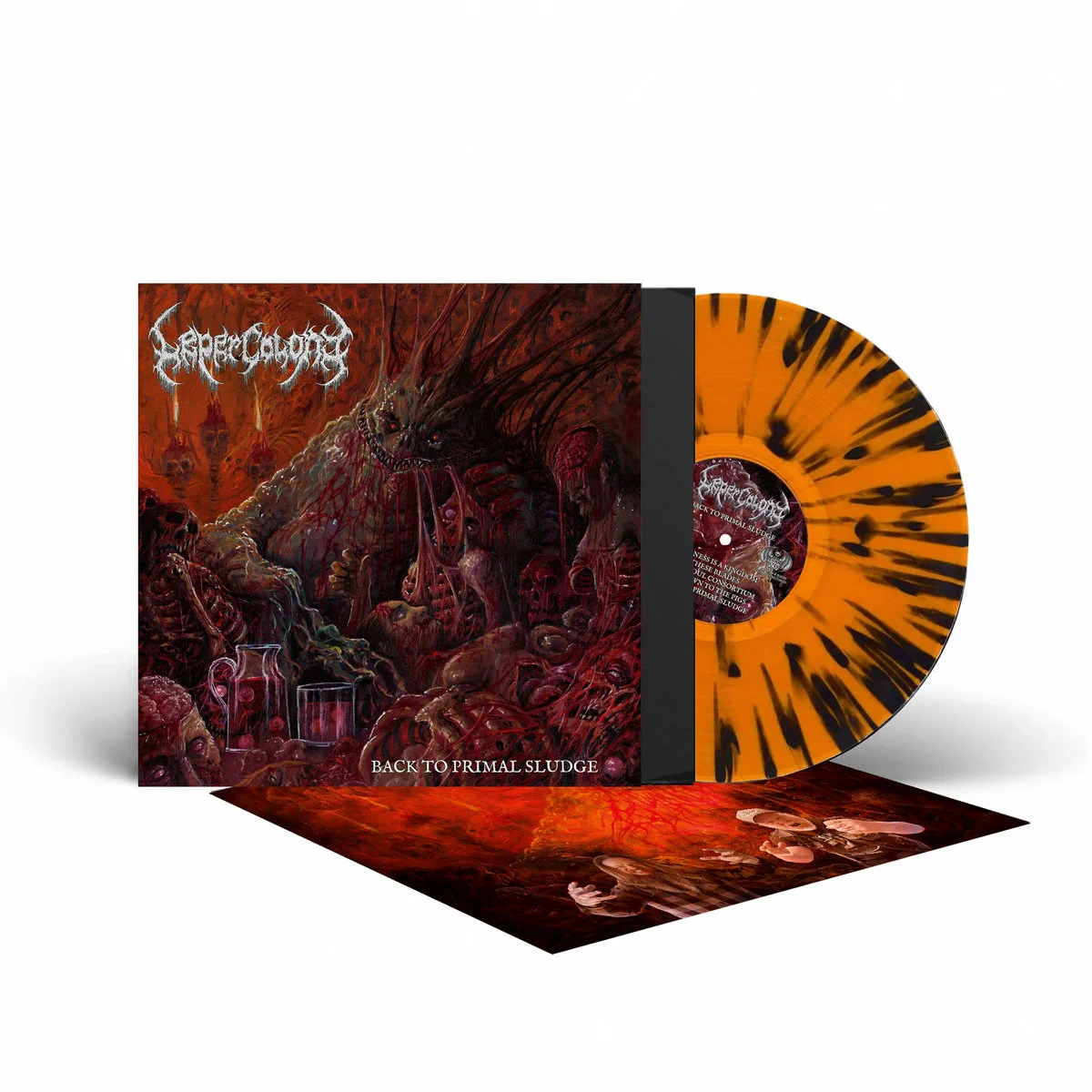 LEPER COLONY · Back To Primal Sludge | ORANGE/BLACK LP (Death Metal Vinyl) · Bild 2