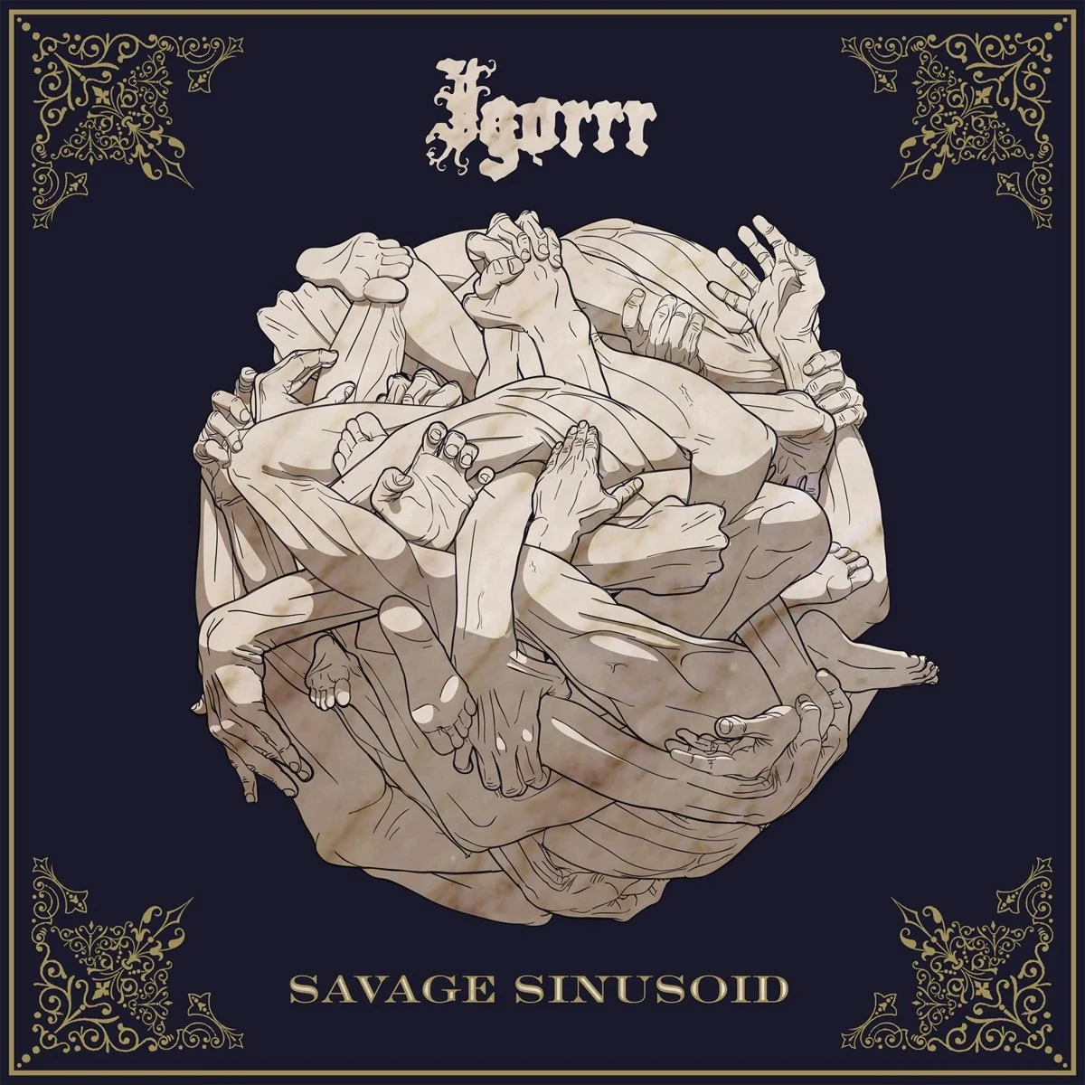 IGORRR · Savage Sinusoid | TRANSPARENT GOLD METALLIC LP (Experimental Metal Vinyl) · Bild 1