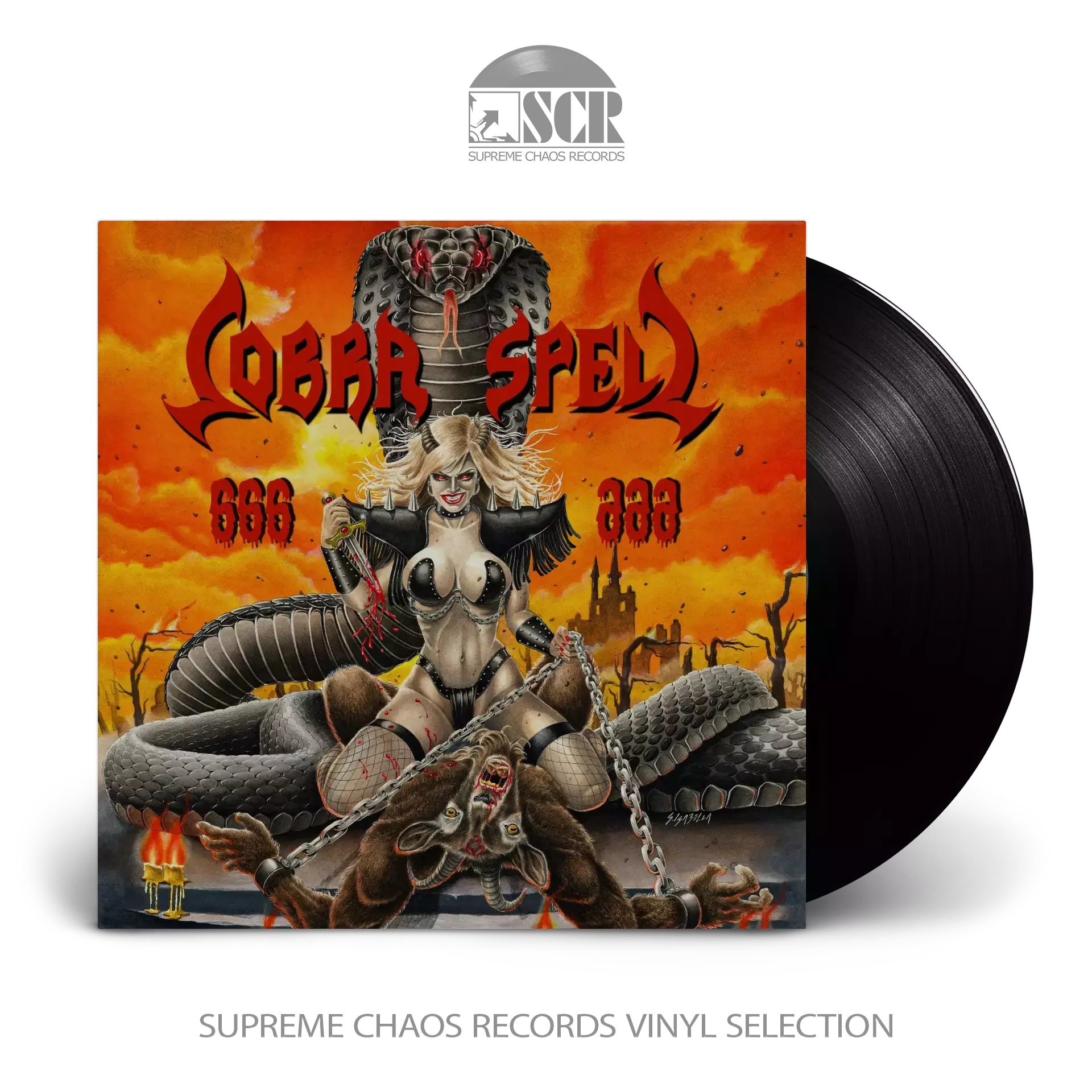 COBRA SPELL · 666 | BLACK LP (Glam Metal Vinyl)