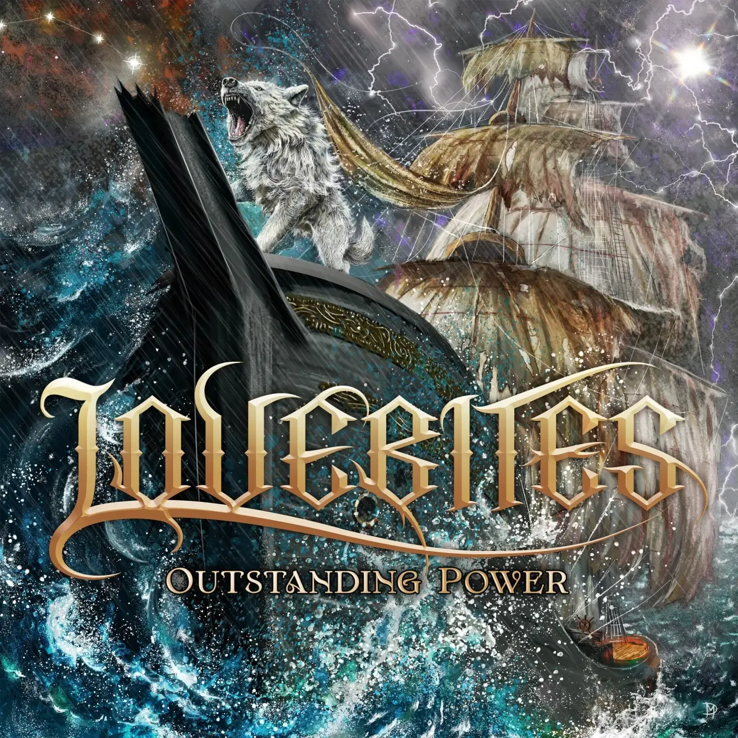 LOVEBITES · Outstanding Power | TURQUOISE 2LP (Power Metal/Heavy Metal Vinyl) · Bild 1