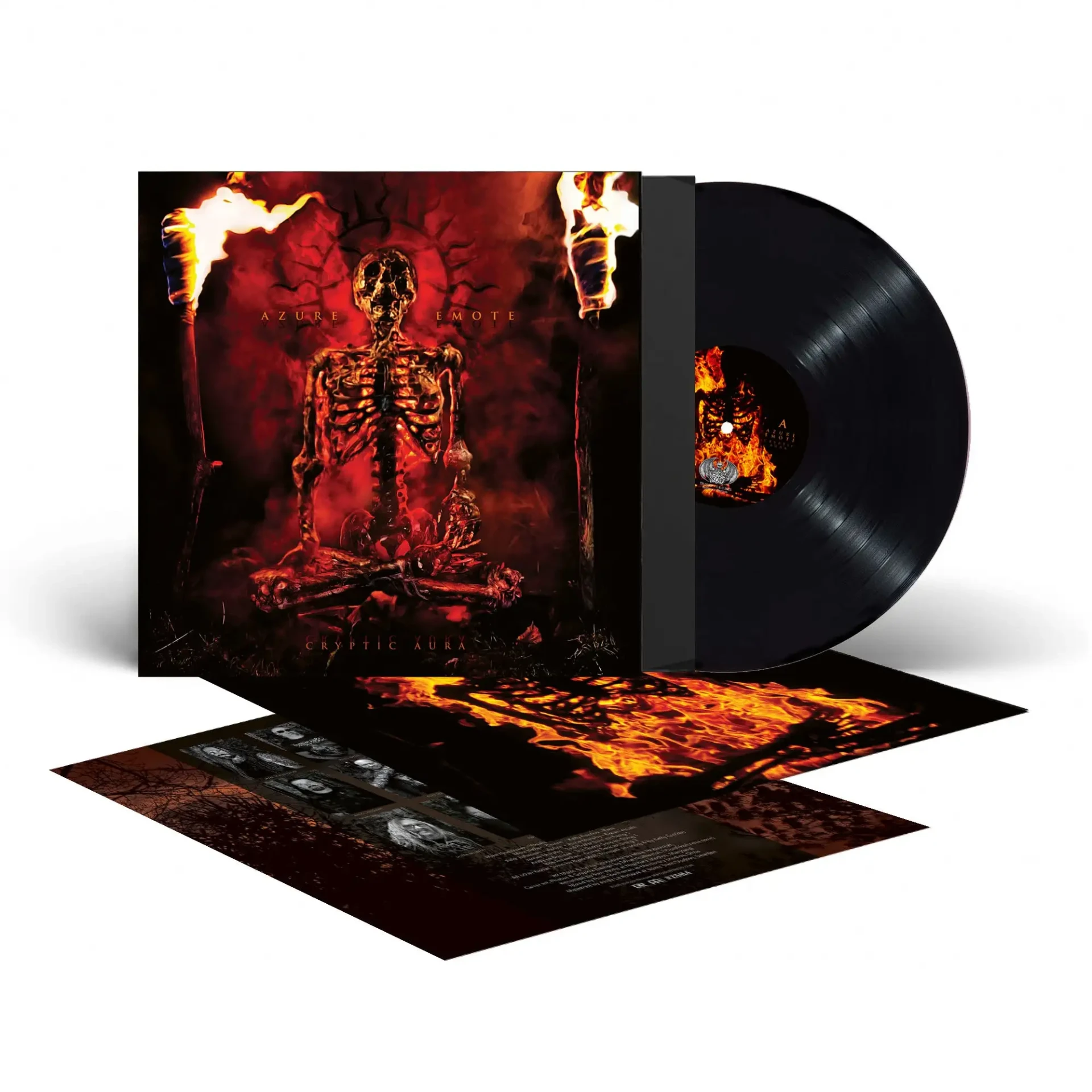 AZURE EMOTE · Cryptic Aura | BLACK LP (Death Metal Vinyl) · Bild 2