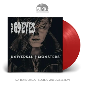 THE 69 EYES · Universal Monsters | TRANSPARENT RED LP (Gothic Metal Vinyl)