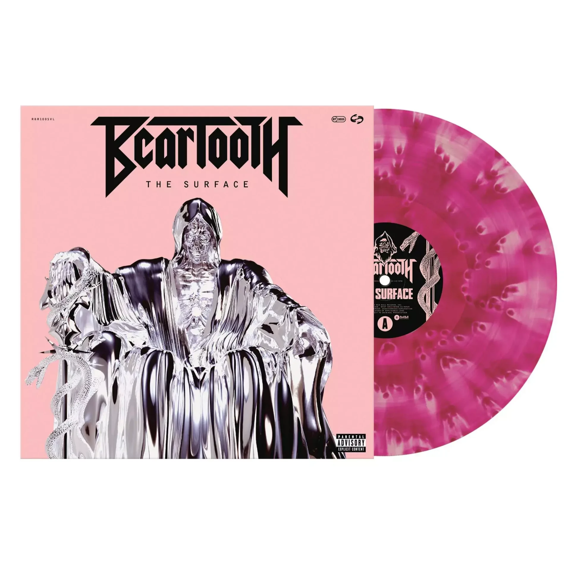 BEARTOOTH - The Surface · CLEAR/PINK CLOUDY LP BEARTOOTH - The Surface · CLEAR/PINK CLOUDY LP (Metalcore Vinyl)